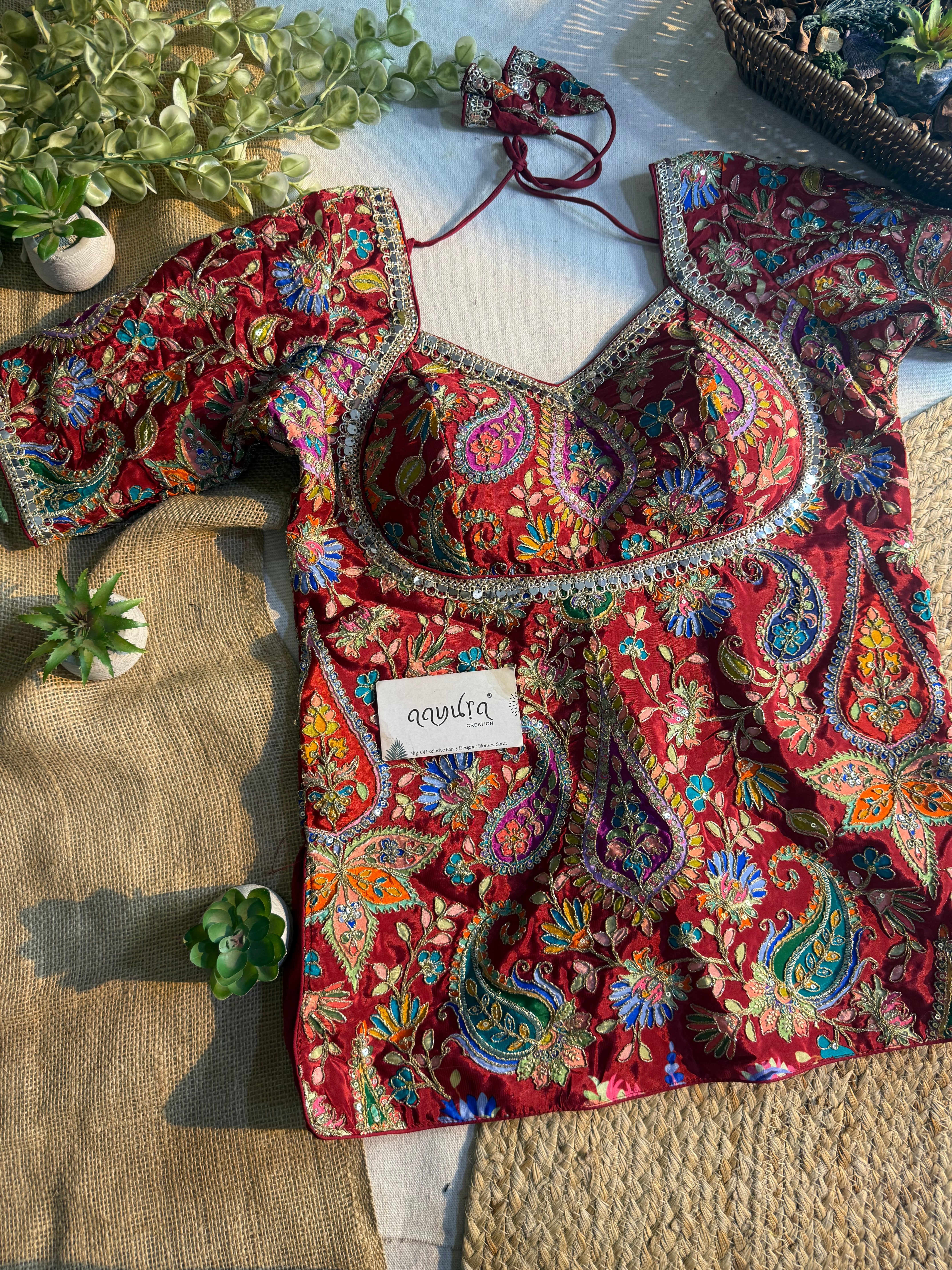 Shimmera Piplum Blouse