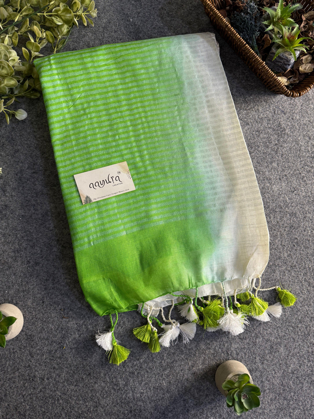 Linen Duo Saree