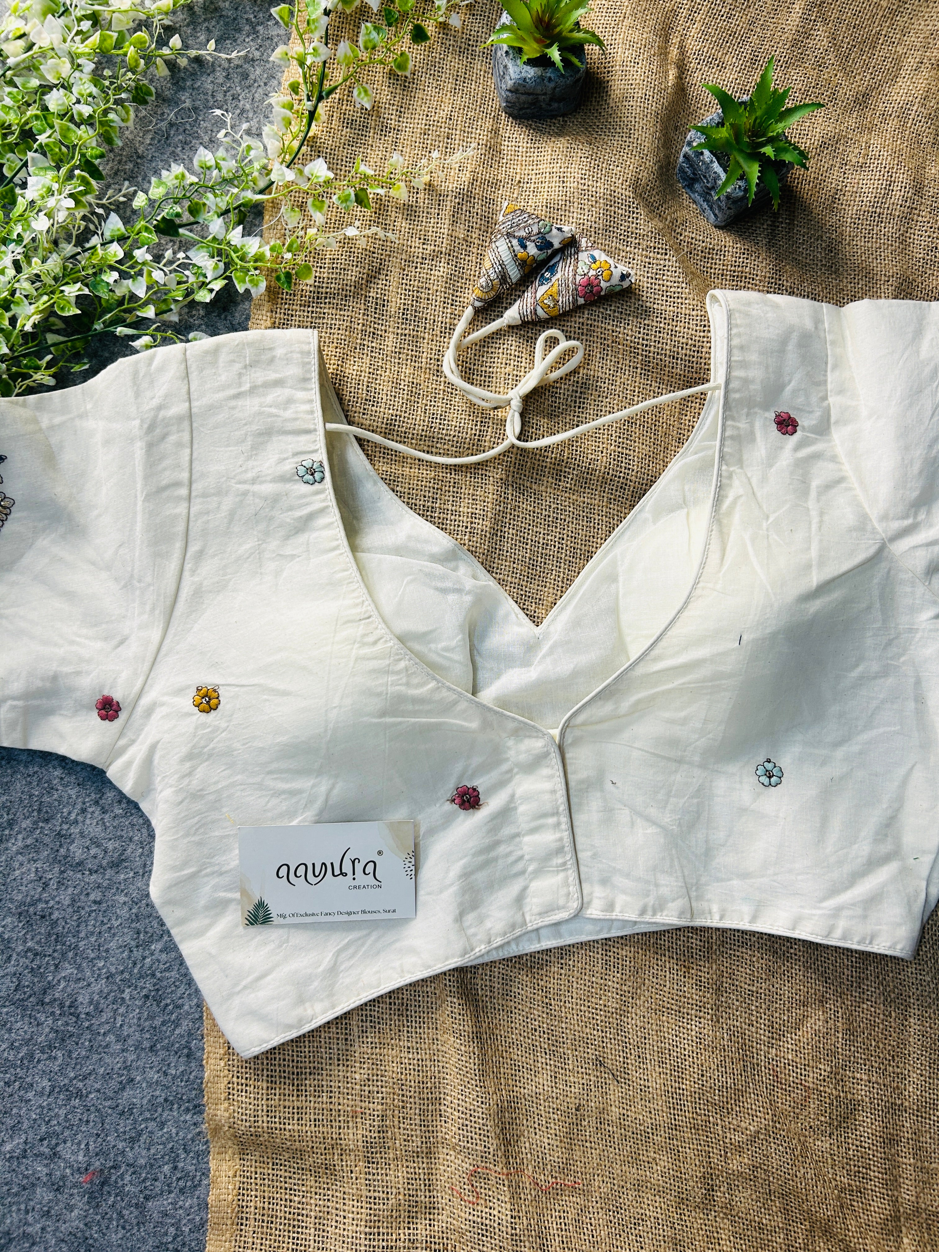 Embroidery Cotton Blouse