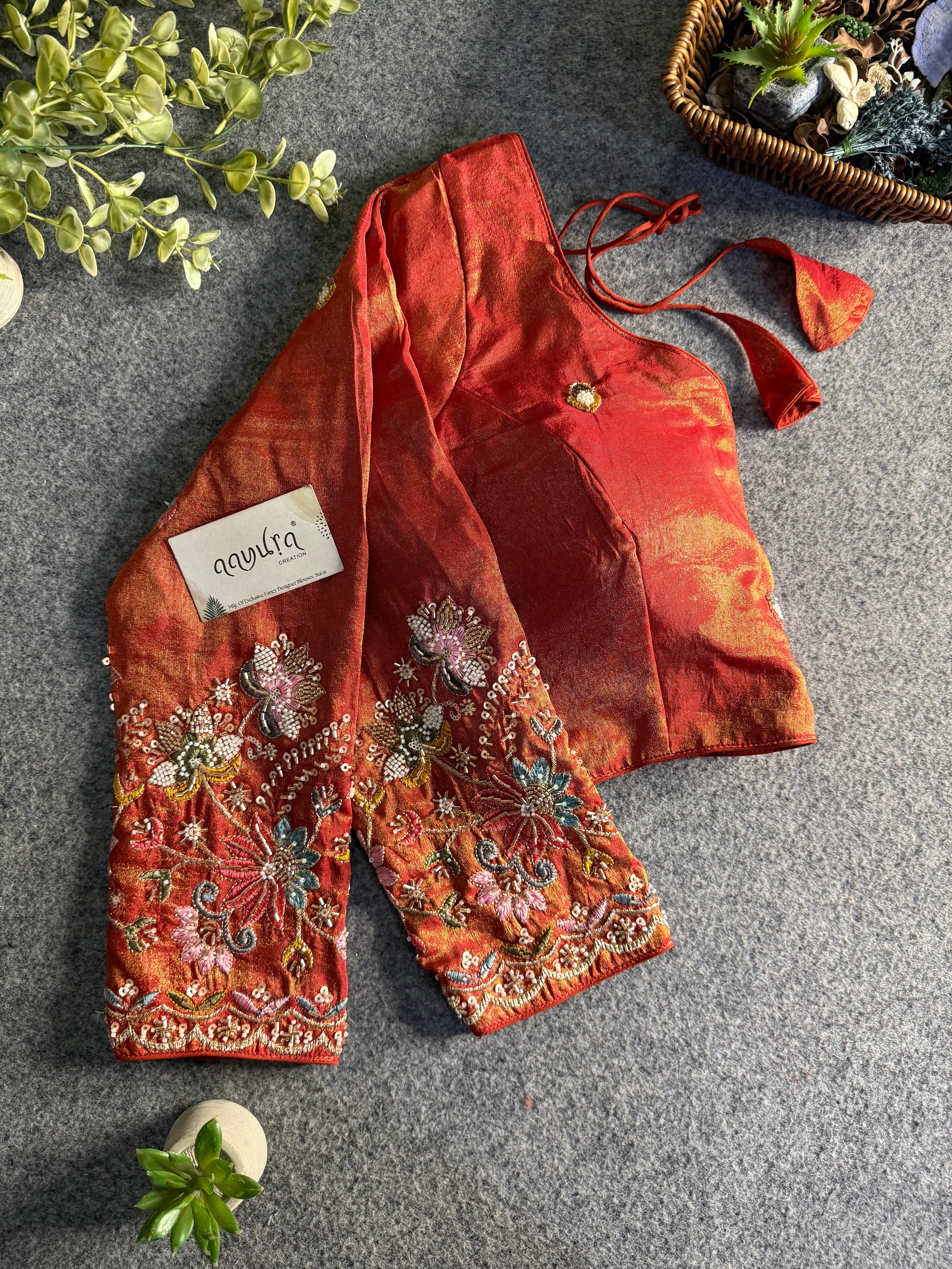 Regal Beads Work Designer Blouse
