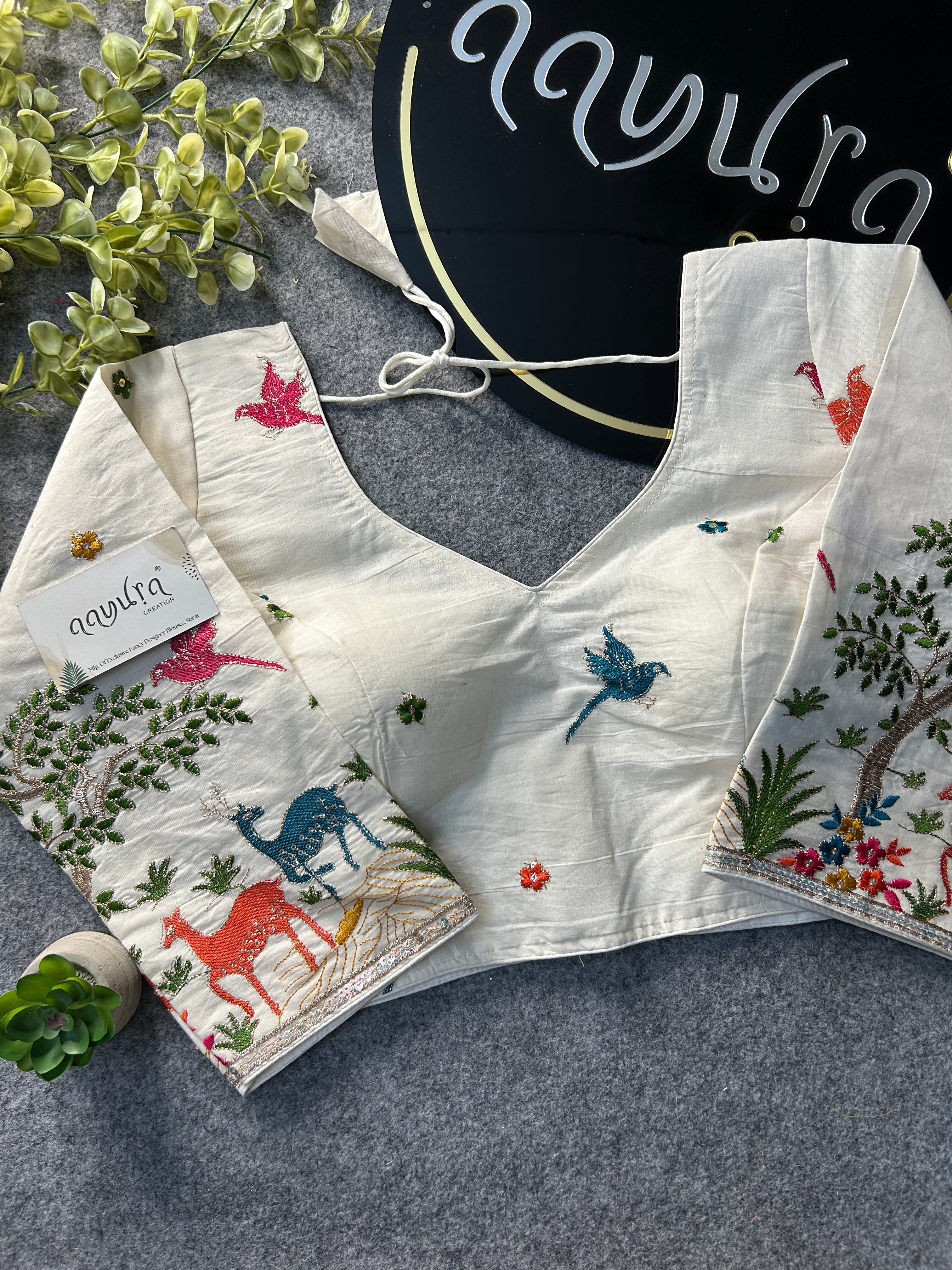 Embroidery Cotton Blouse
