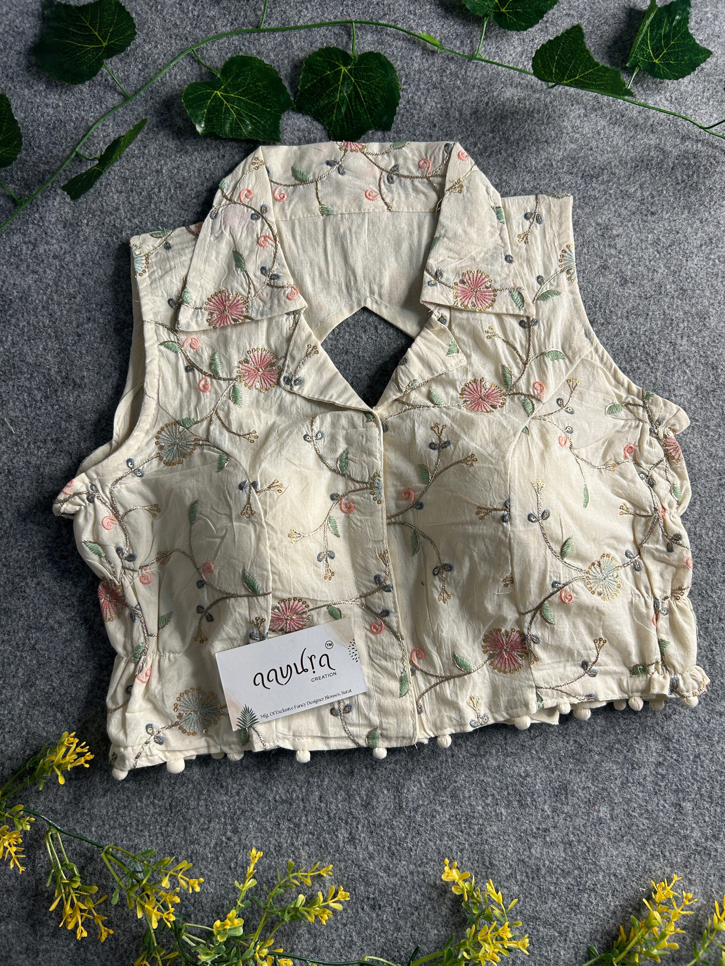 Khadi Stretchable Blouse
