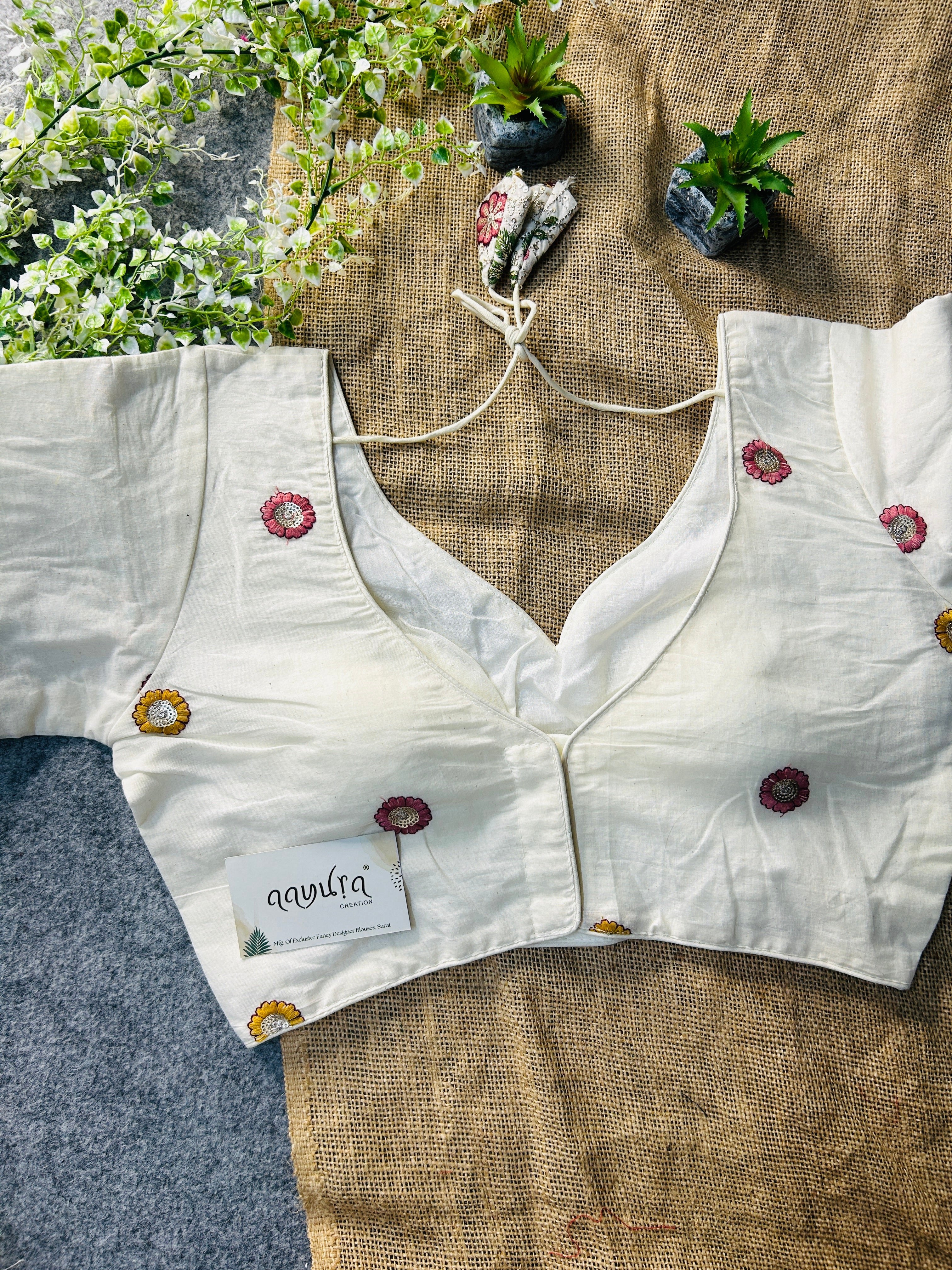 Embroidery Cotton Blouse