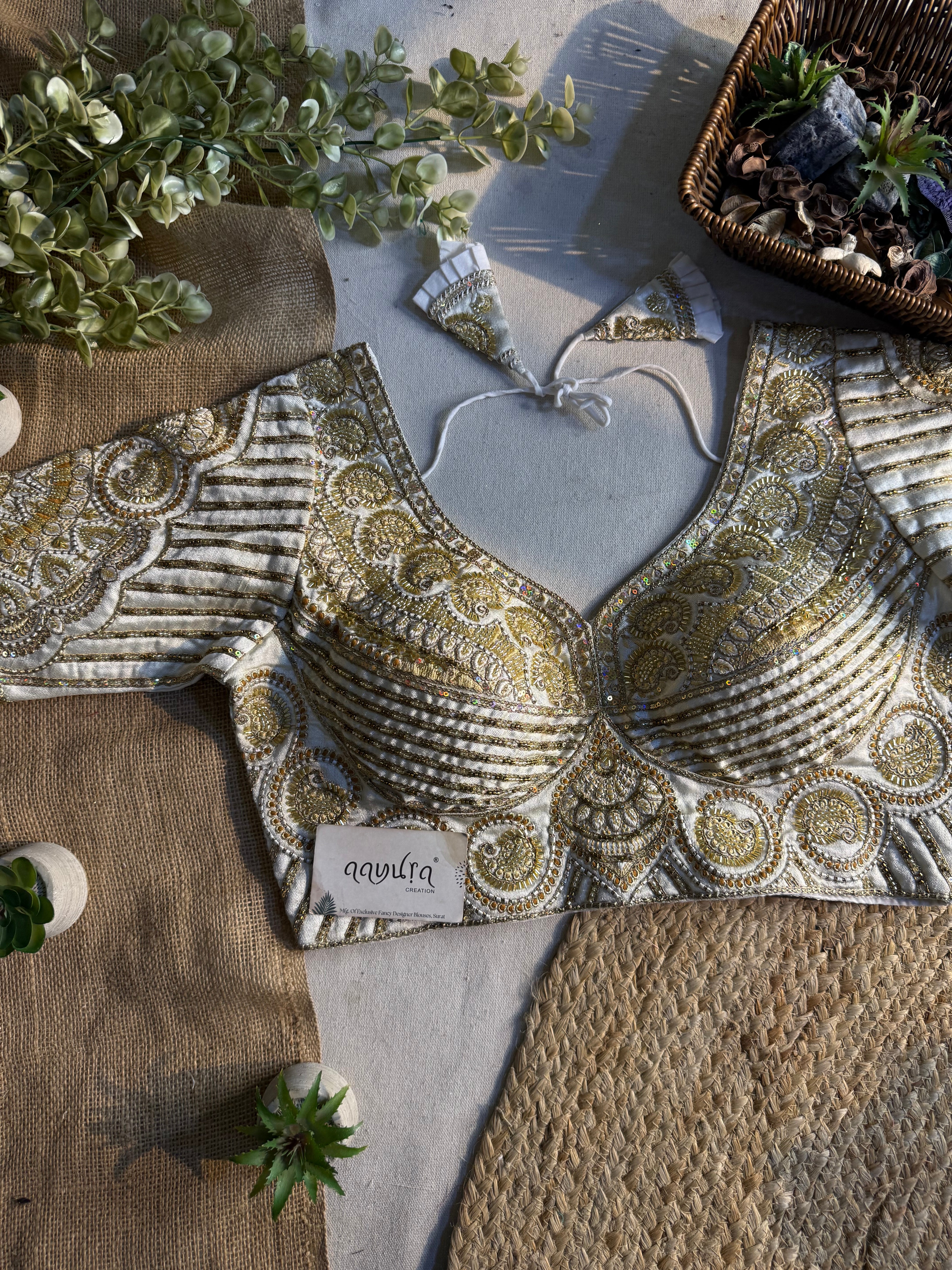 Italian Luxe Beads Blouse