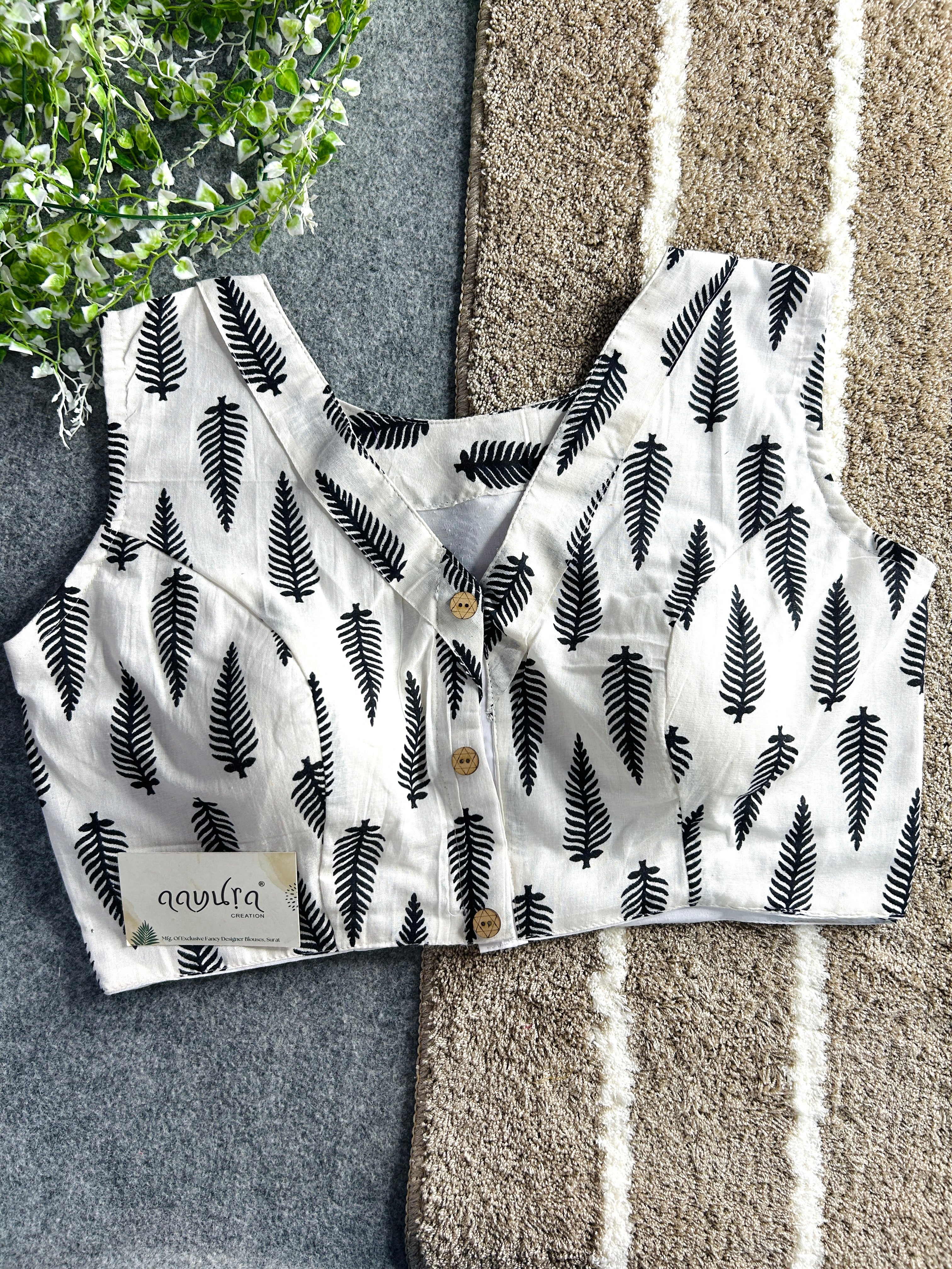 Cotton Coller Blouse