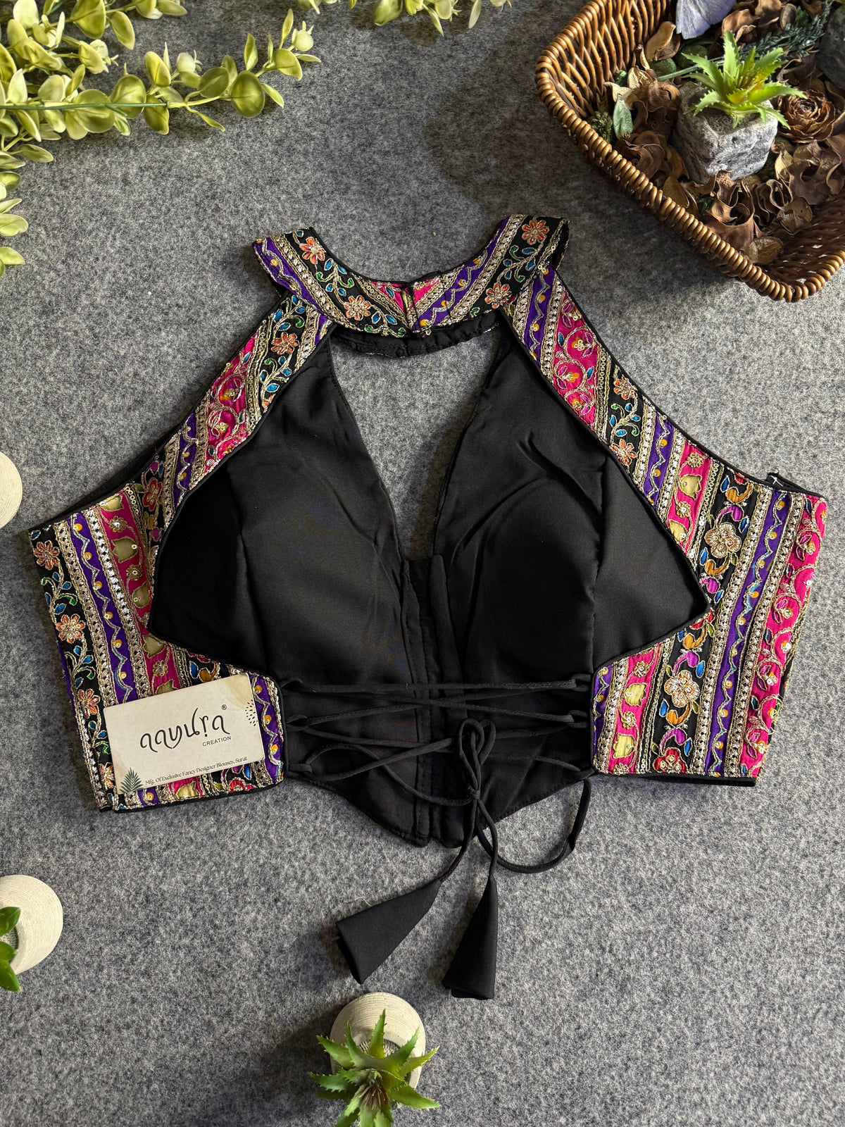 Diva Glow Halter Neck Blouse
