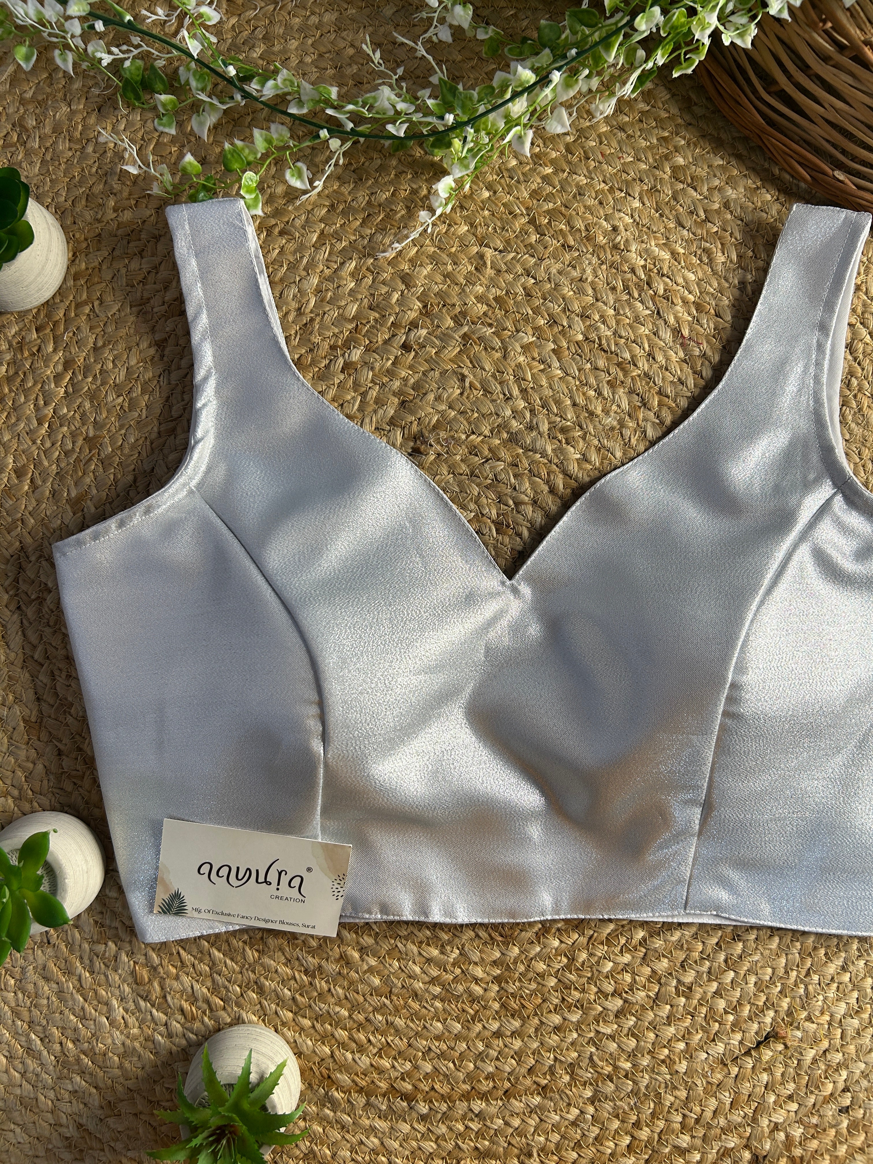 SILVER BLOUSE