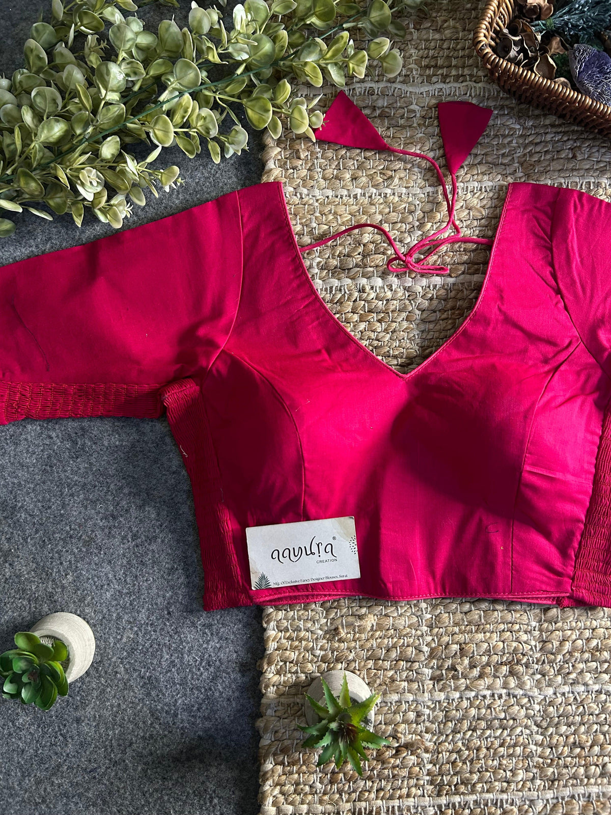 Comfort Fit Cotton Blouse
