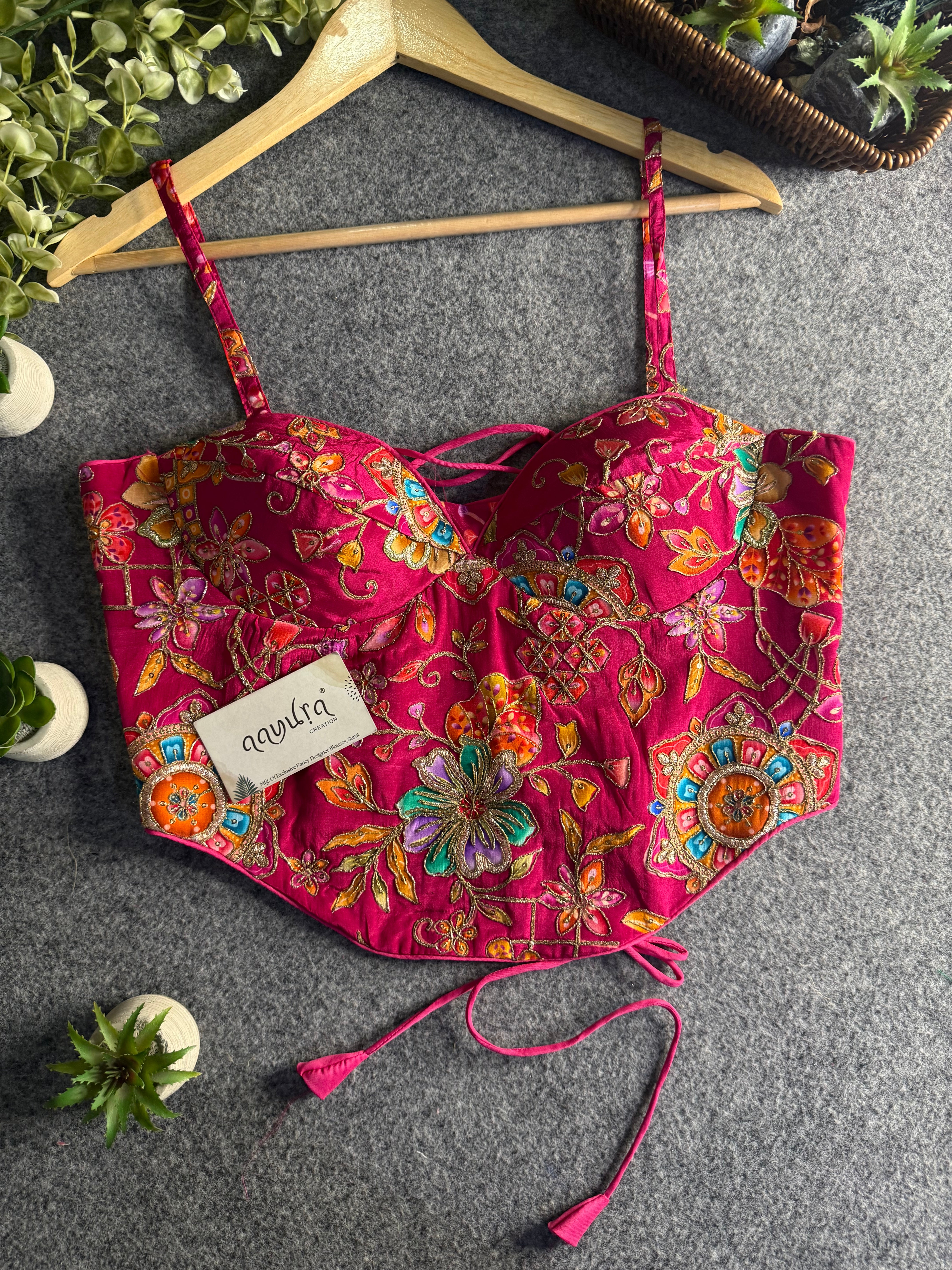 Aavya Luxe Crepe Silk Co-Ord Blouse