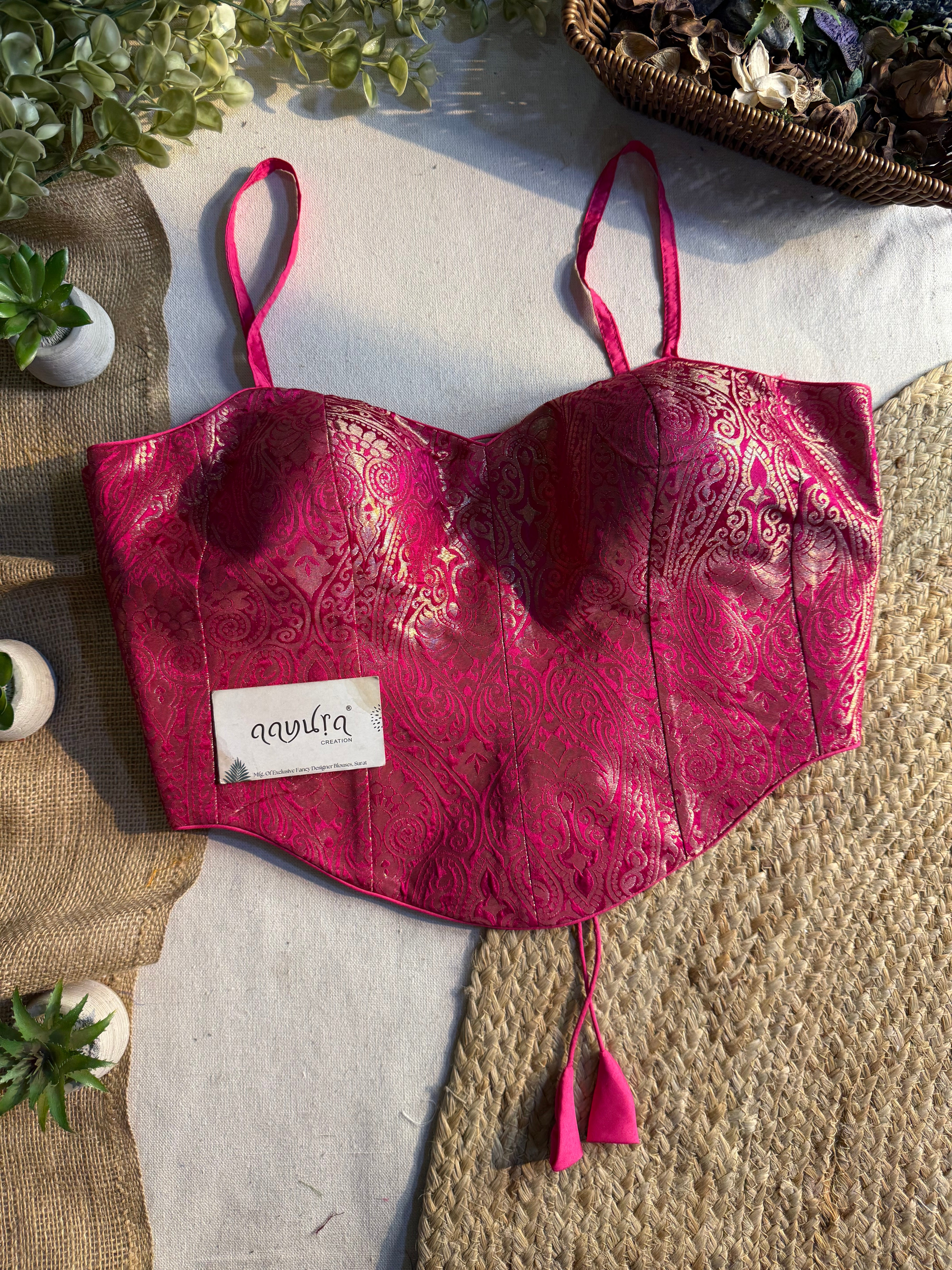 Banarasi Backless Blouse