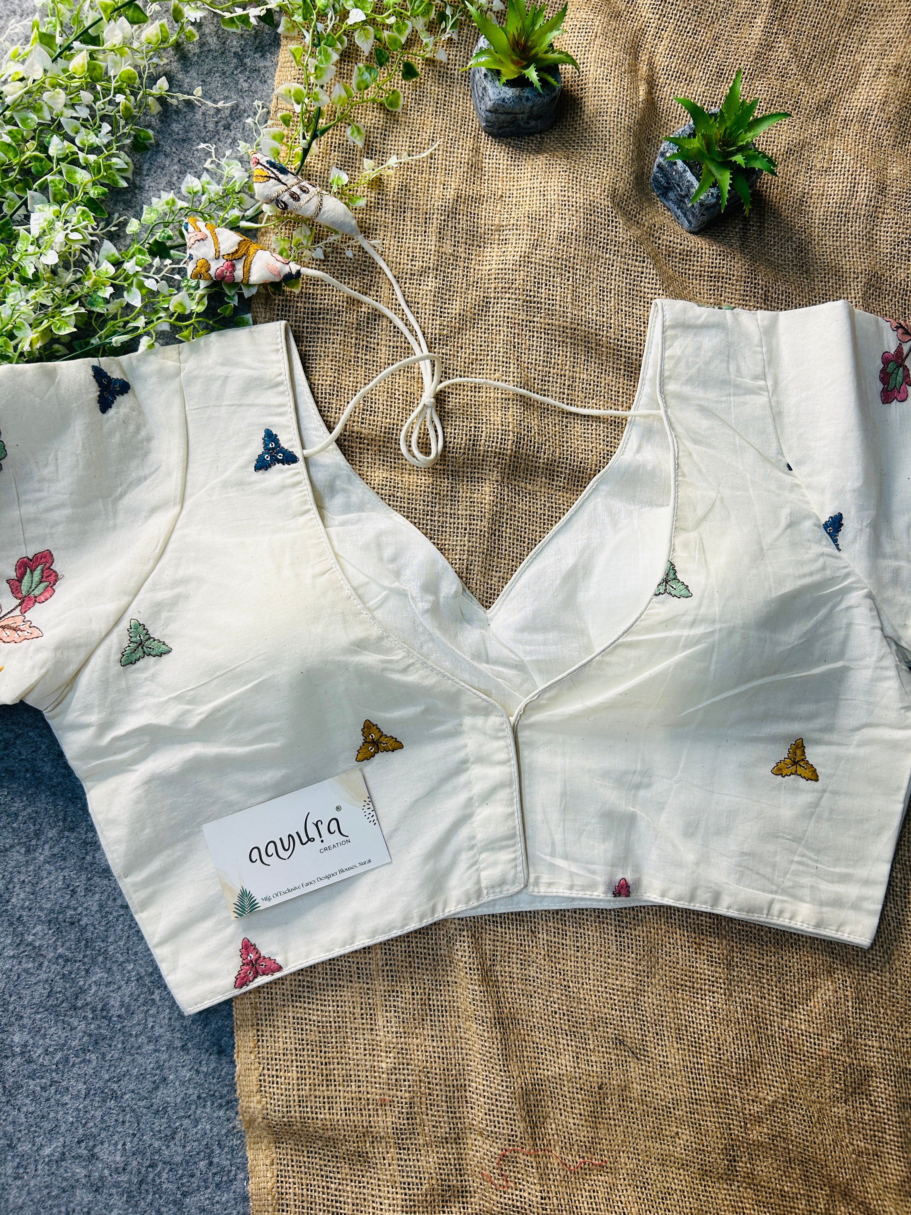 Embroidery Cotton Blouse