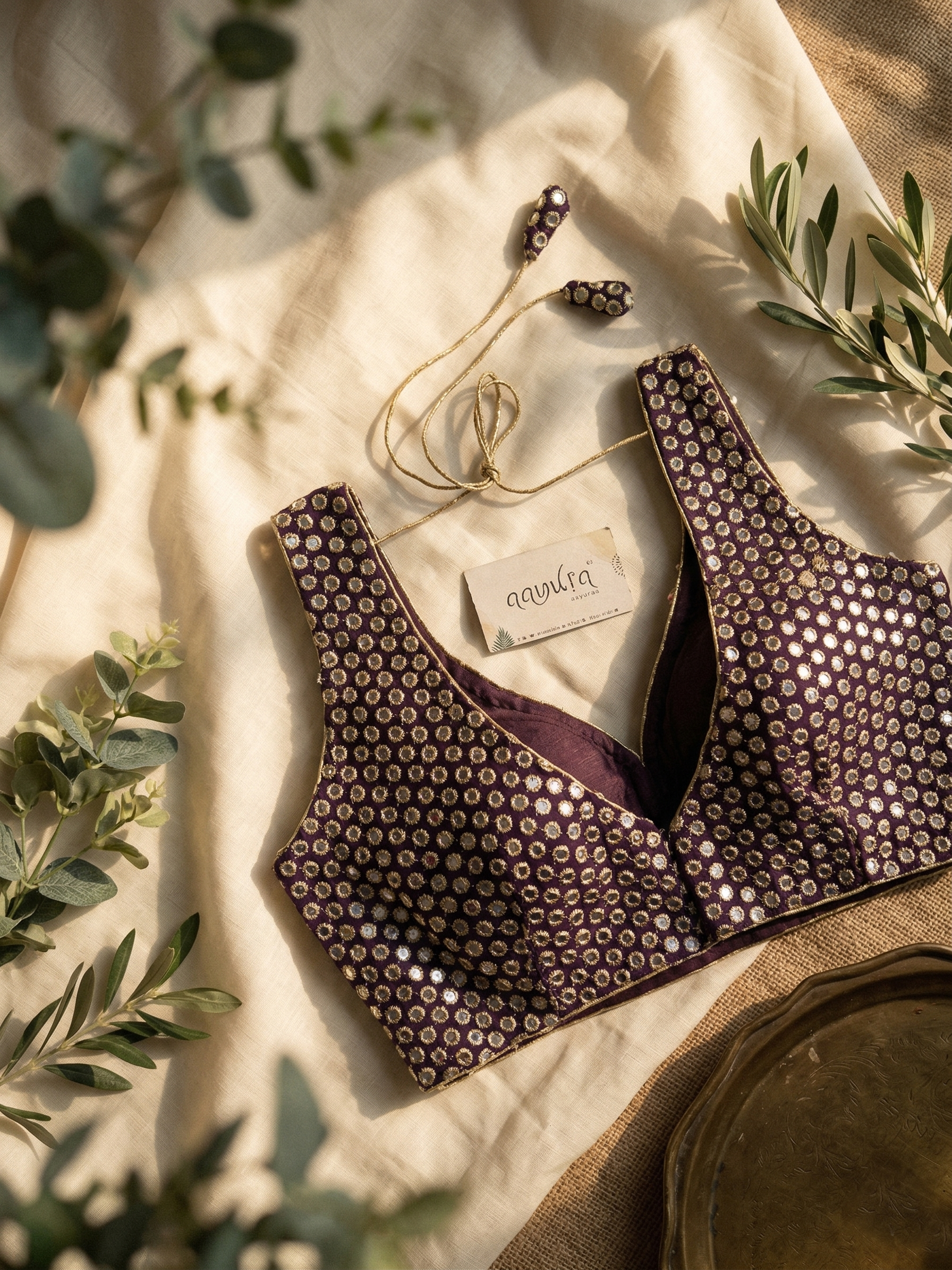 Aabha Mirror Glow Blouse