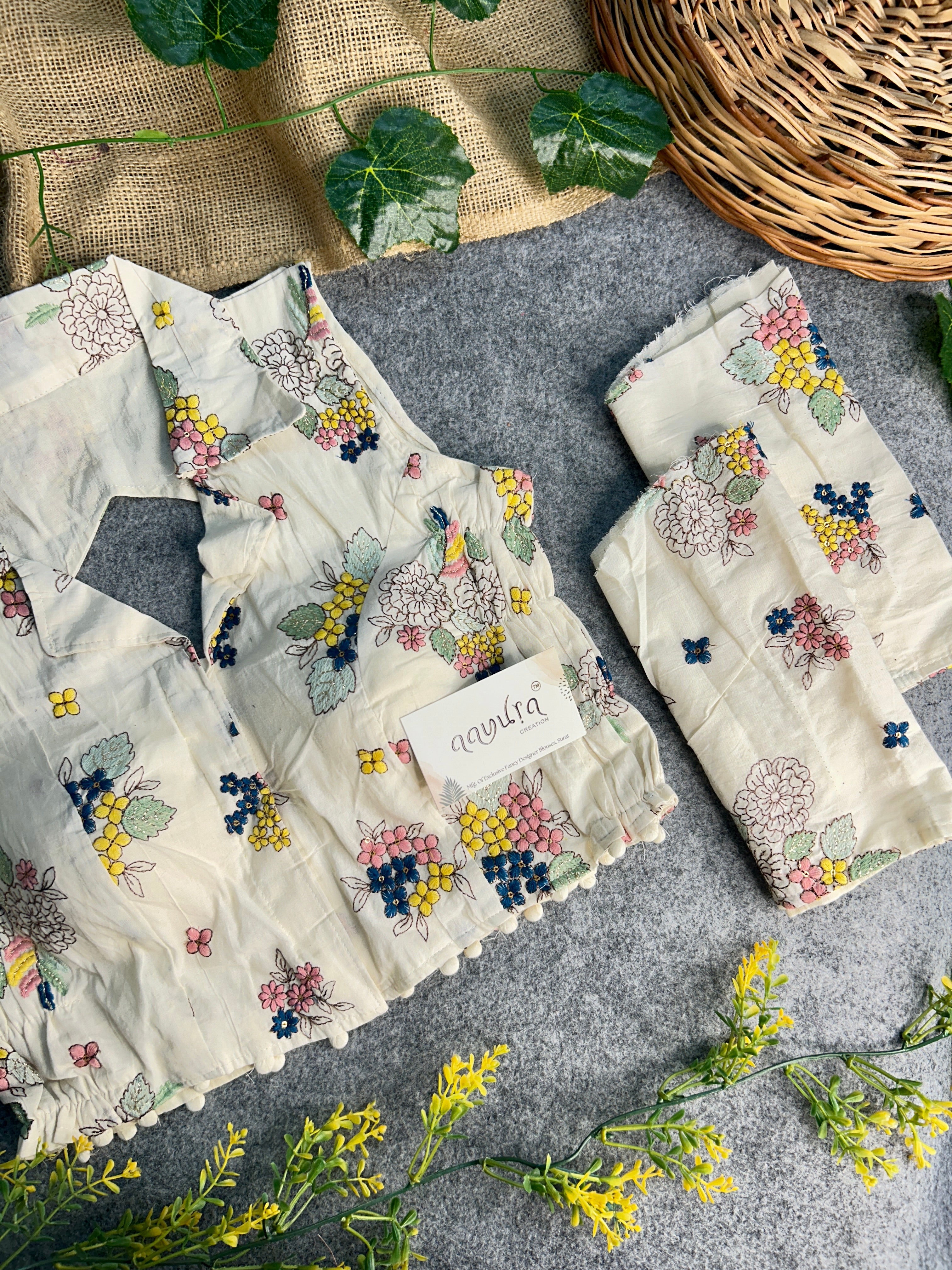 Khadi Stretchable Blouse