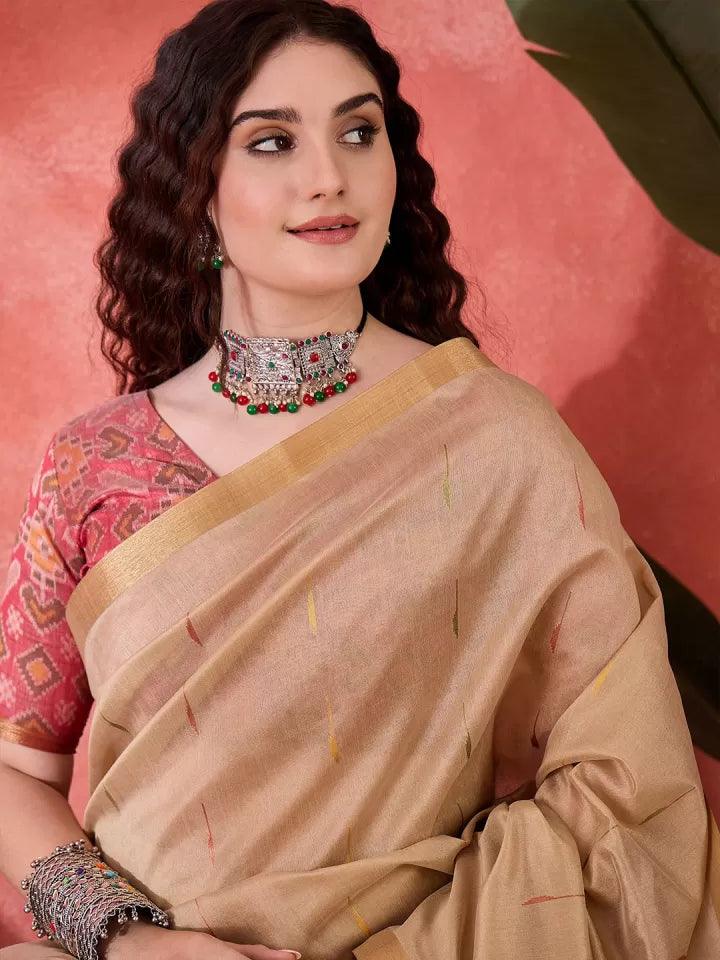 Heritage Weave ā Heavy Jacquard Saree