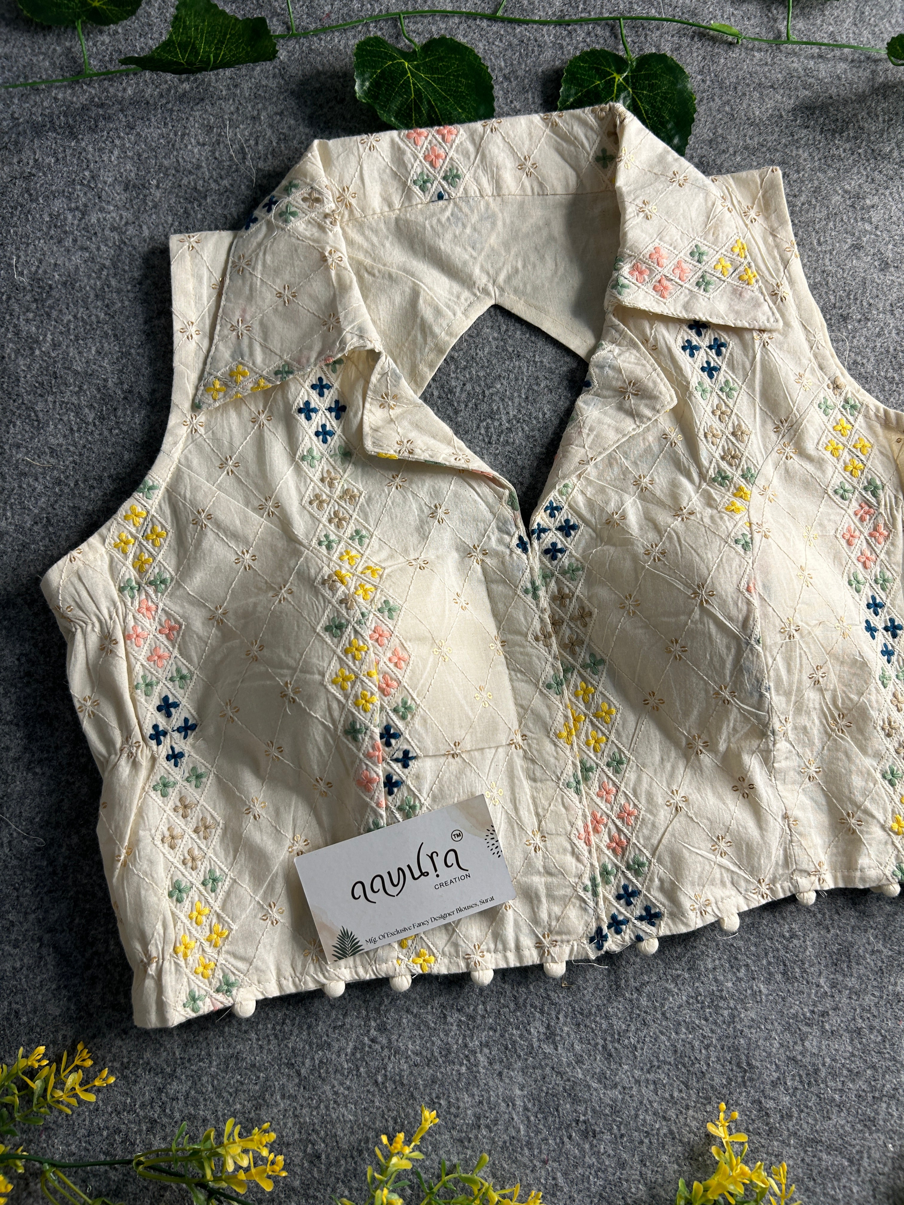 Khadi Stretchable Blouse