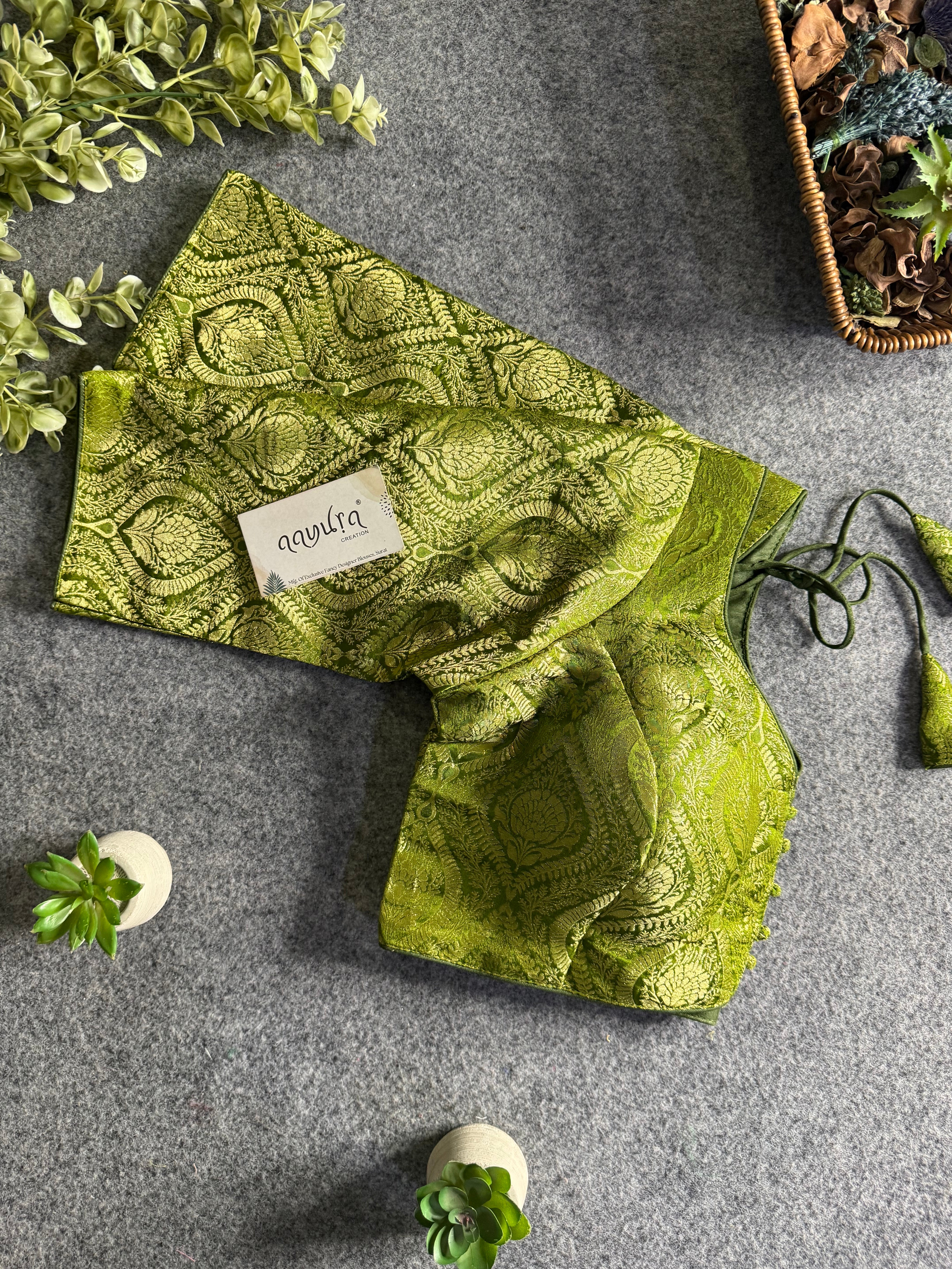 Ira Banarasi Classic Sleeve Blouse