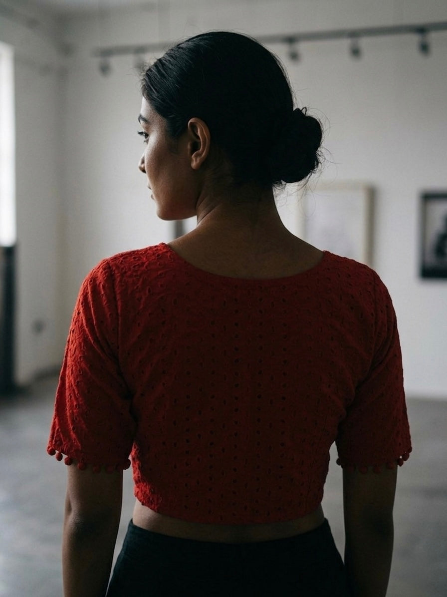 Hakoba Coller Blouse