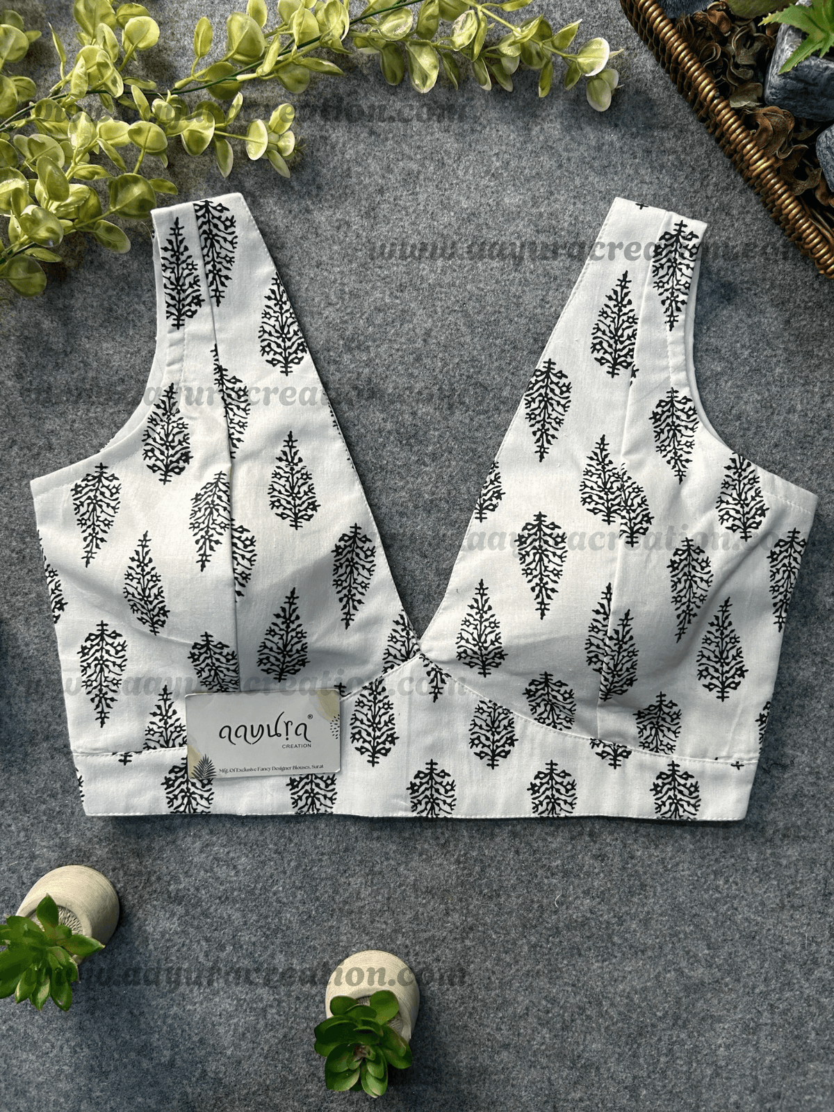 V Neck Cotton