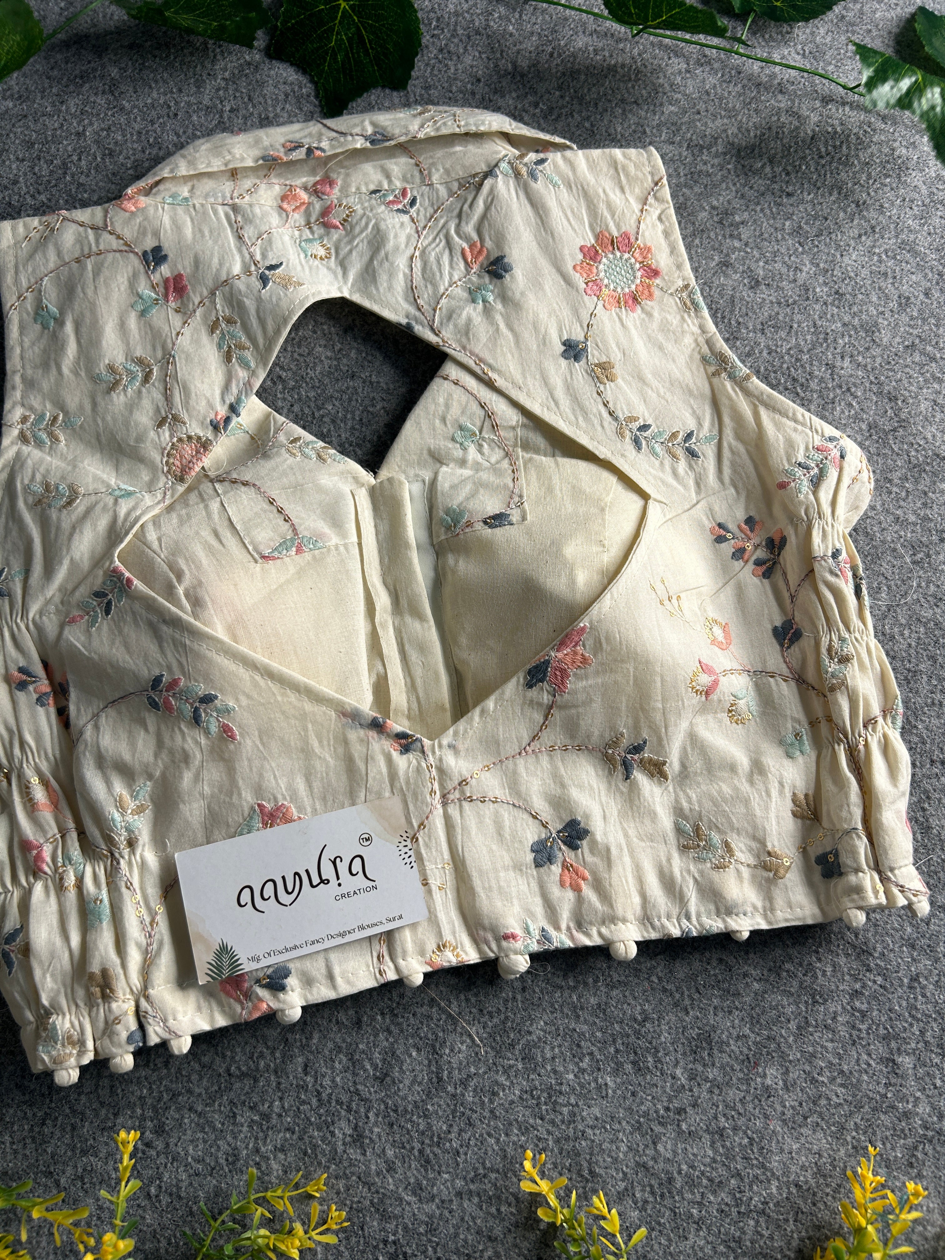 Khadi Stretchable Blouse