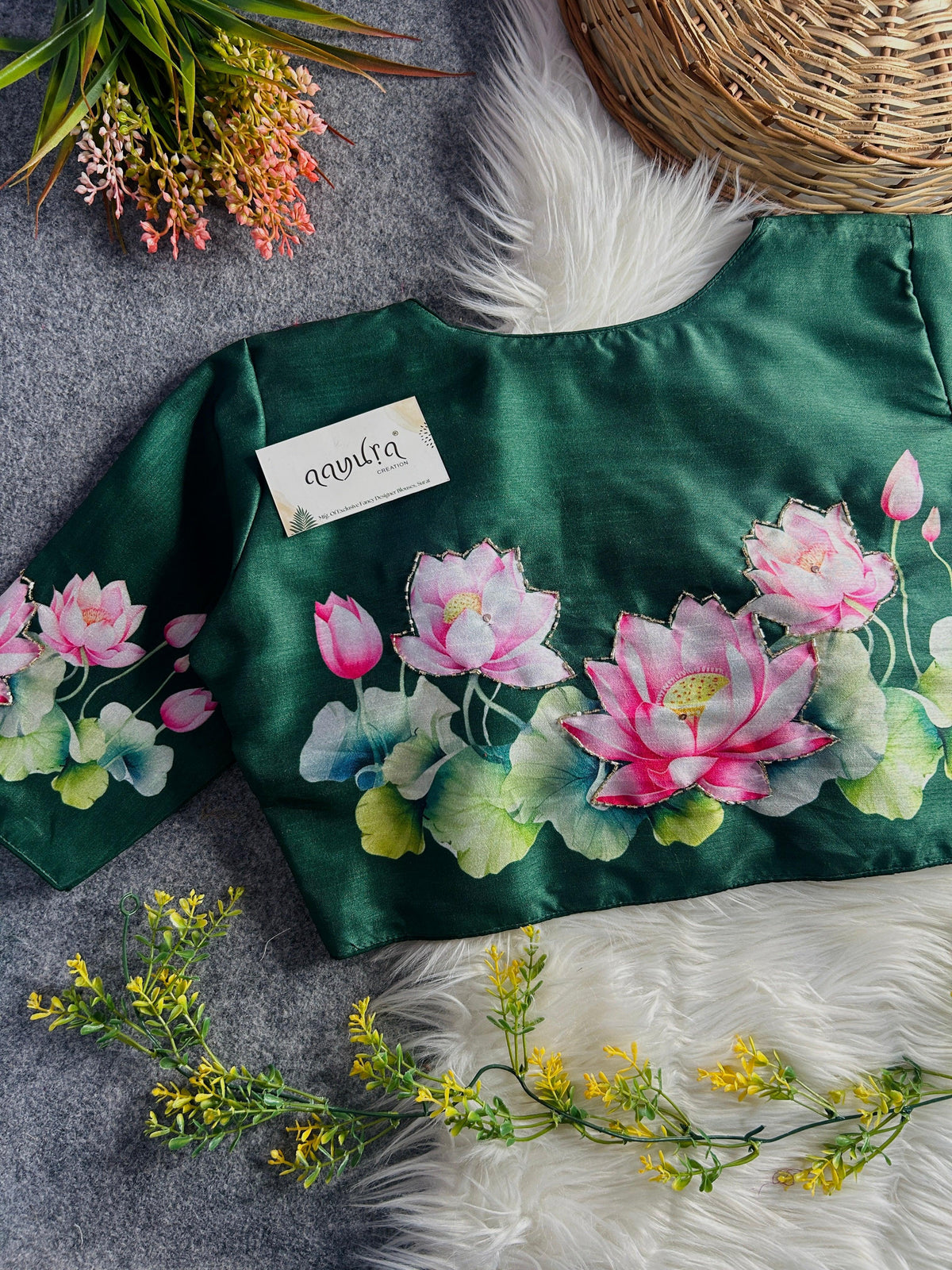 LOTUS PRINT BLOUSE - 2