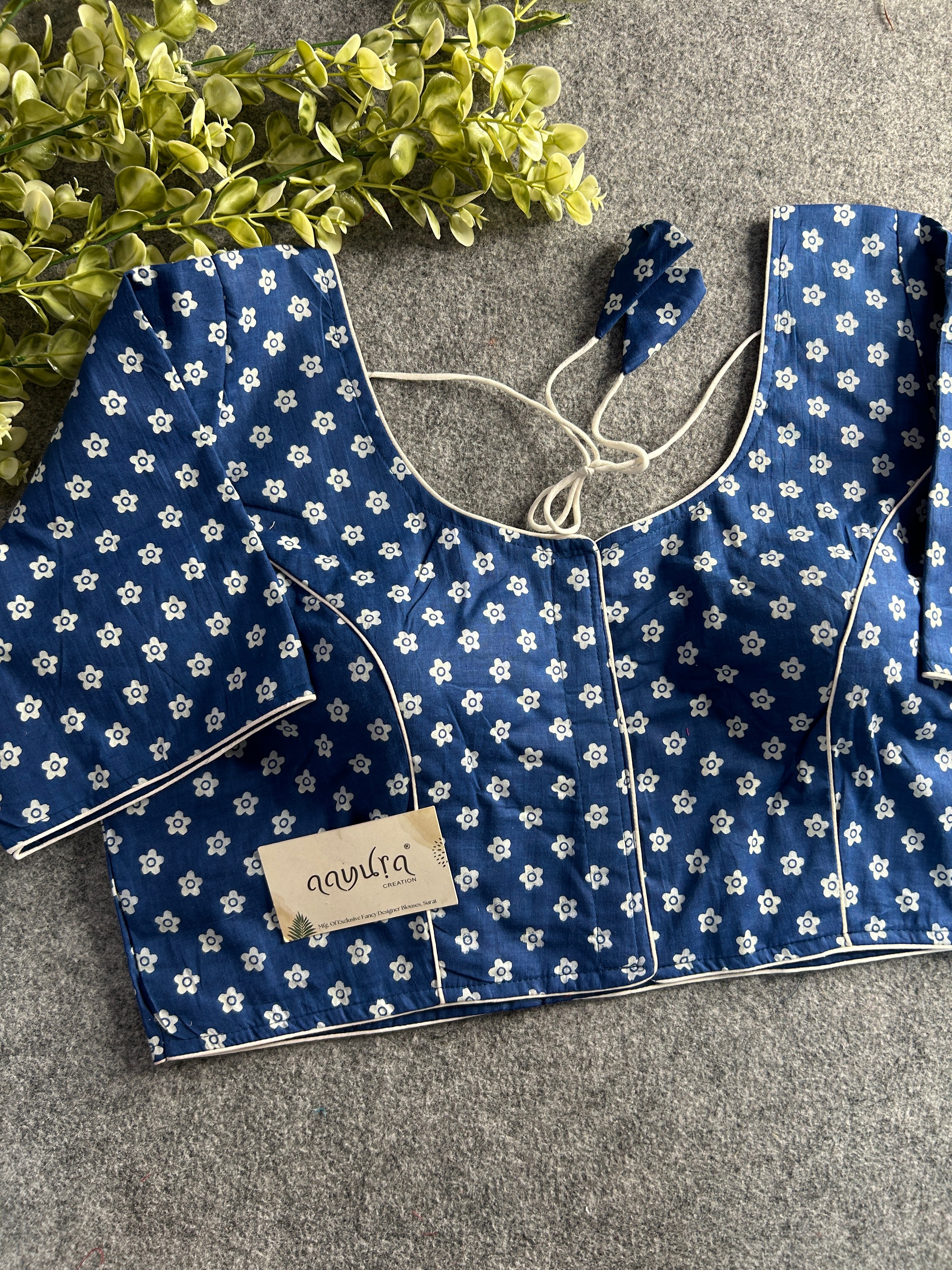 Plus Size Cotton Blouse