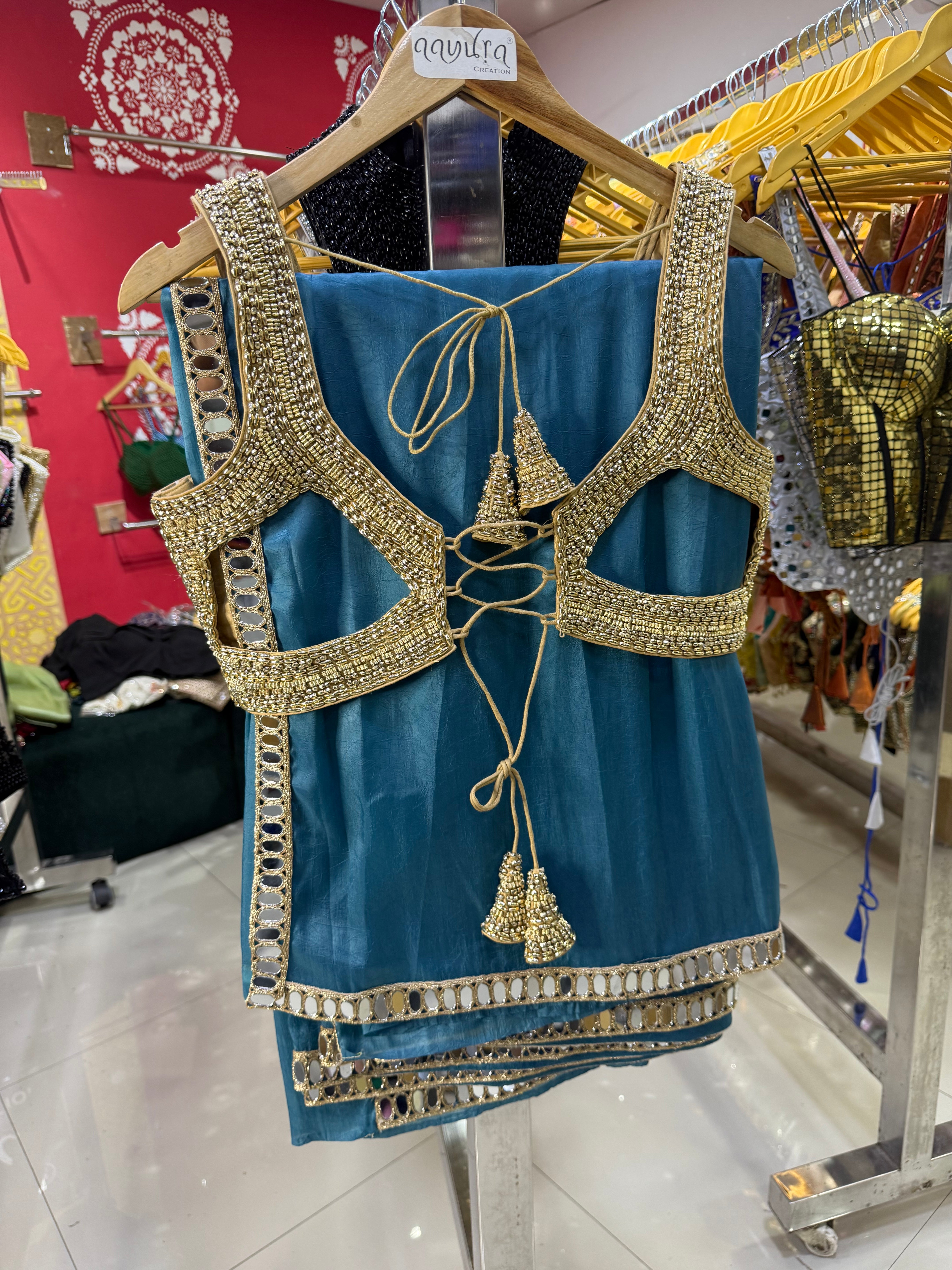 Royal Handwork Silk Ensemble