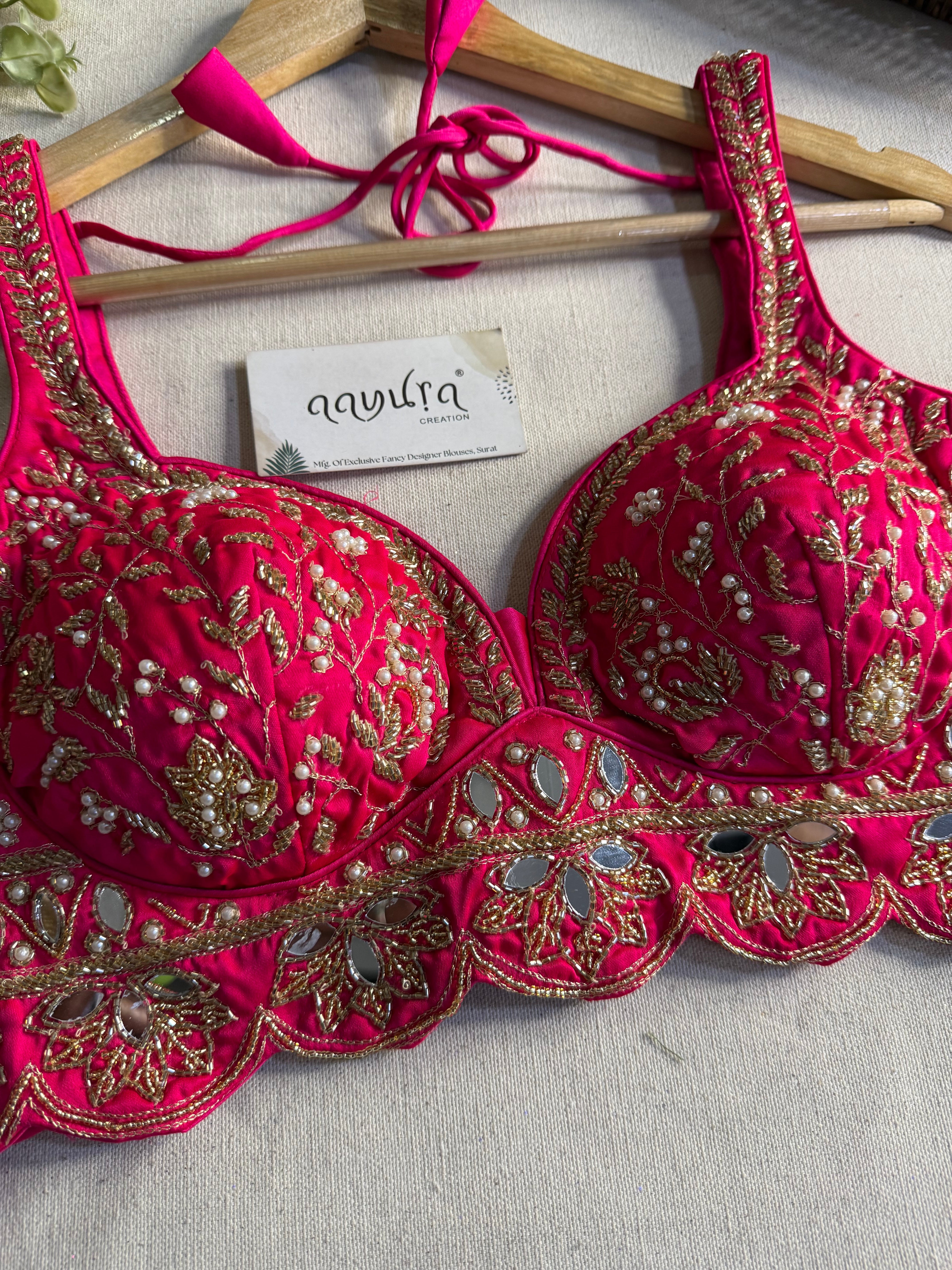 Roohi Handcrafted Silk Blouse