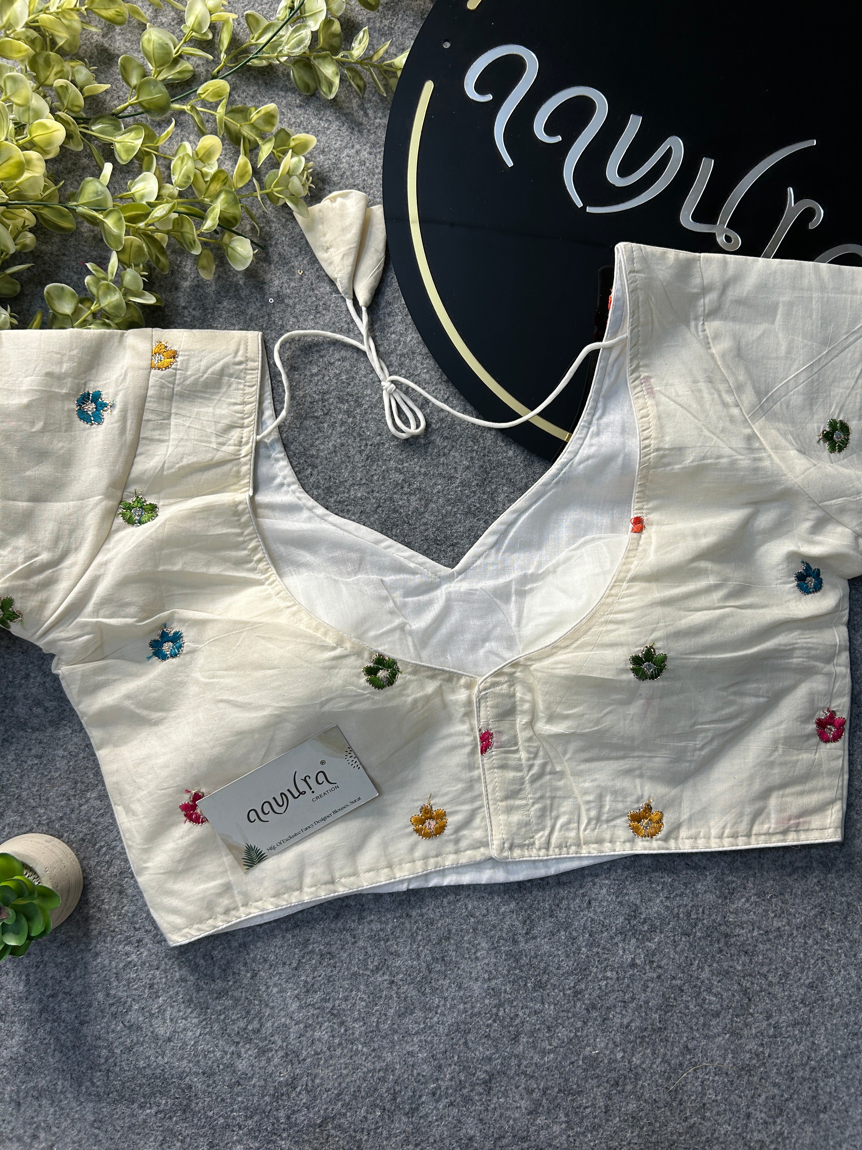 Embroidery Cotton Blouse