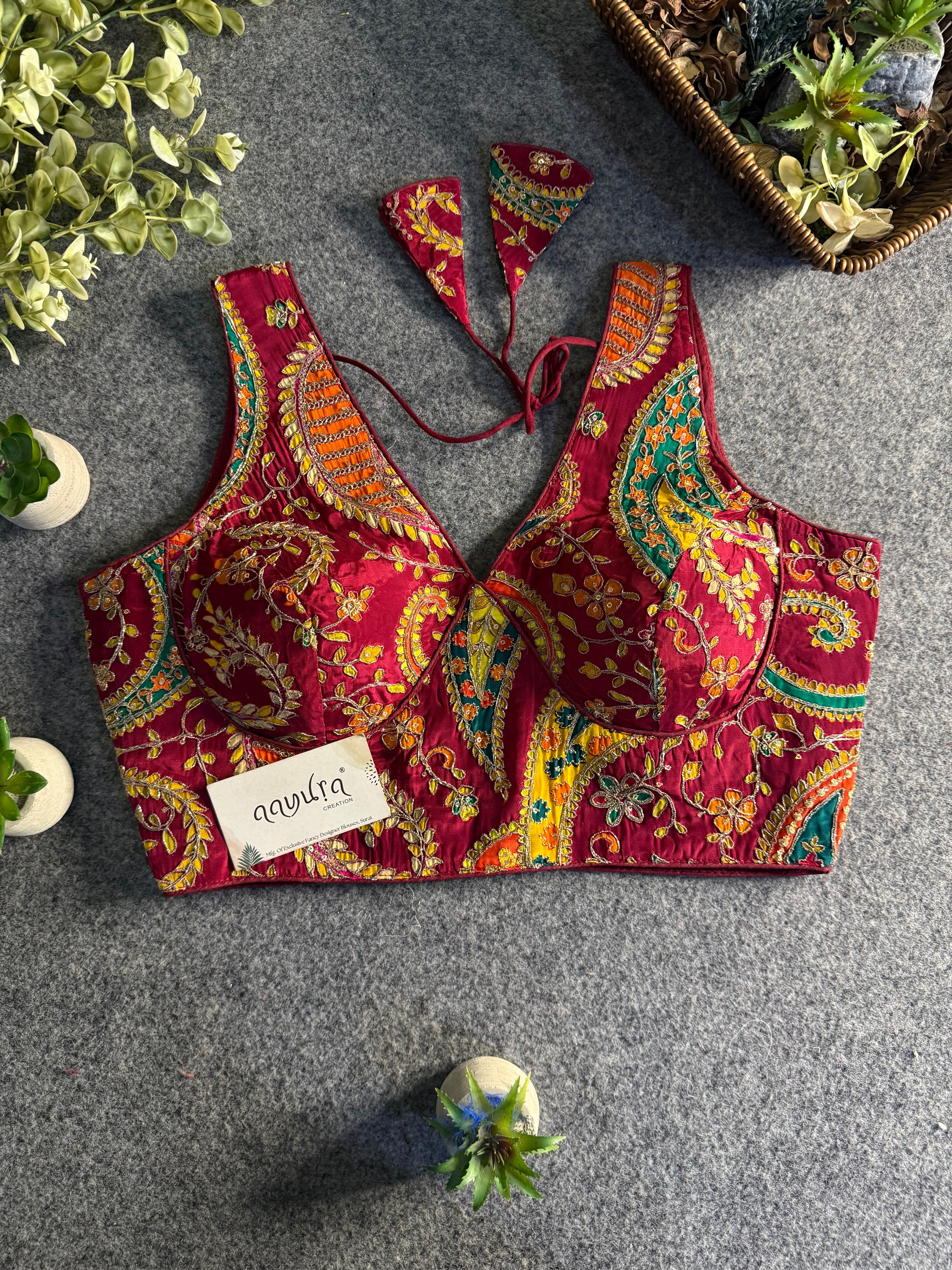 Anastasia Crape Silk Blouse