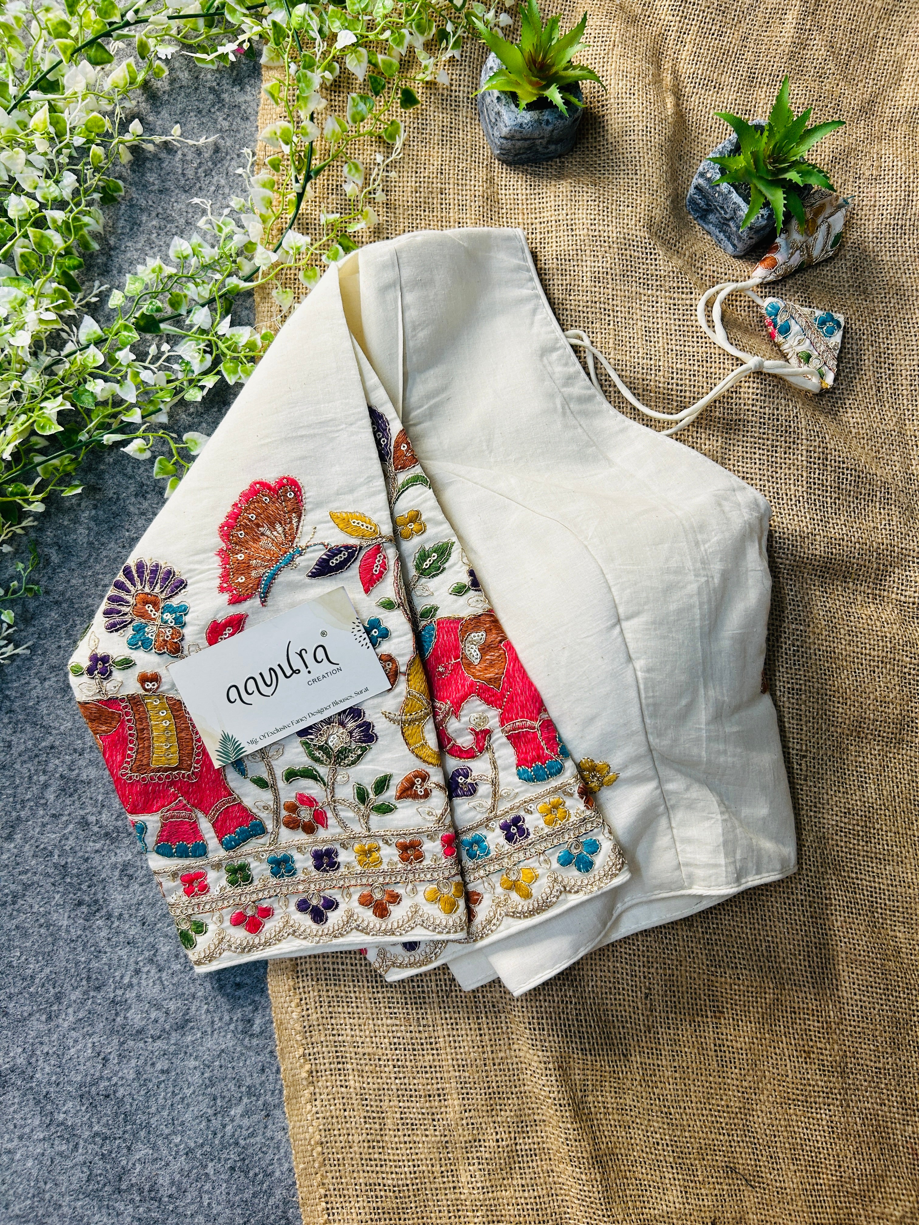 Embroidery Cotton Blouse