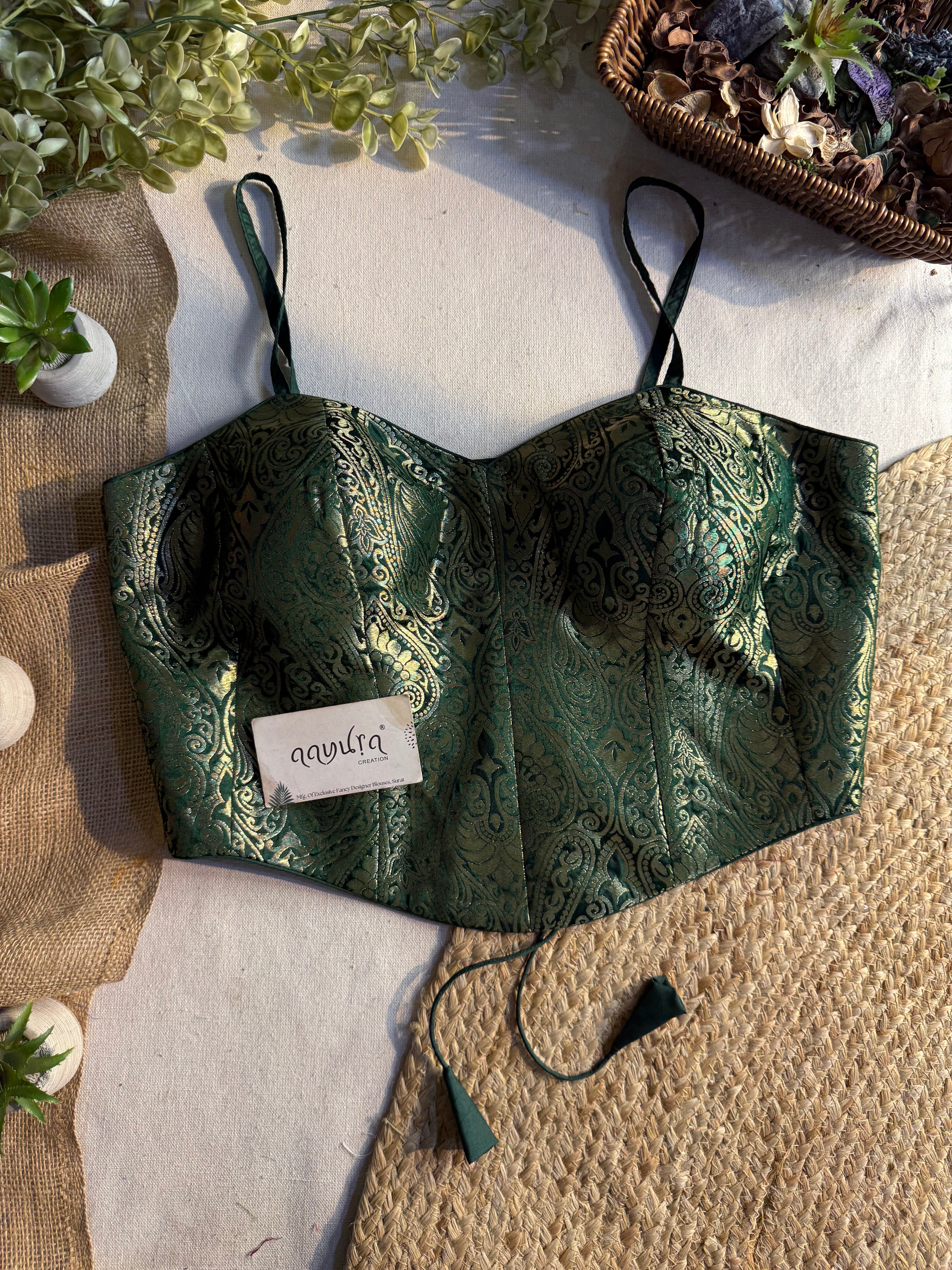 Banarasi Backless Blouse