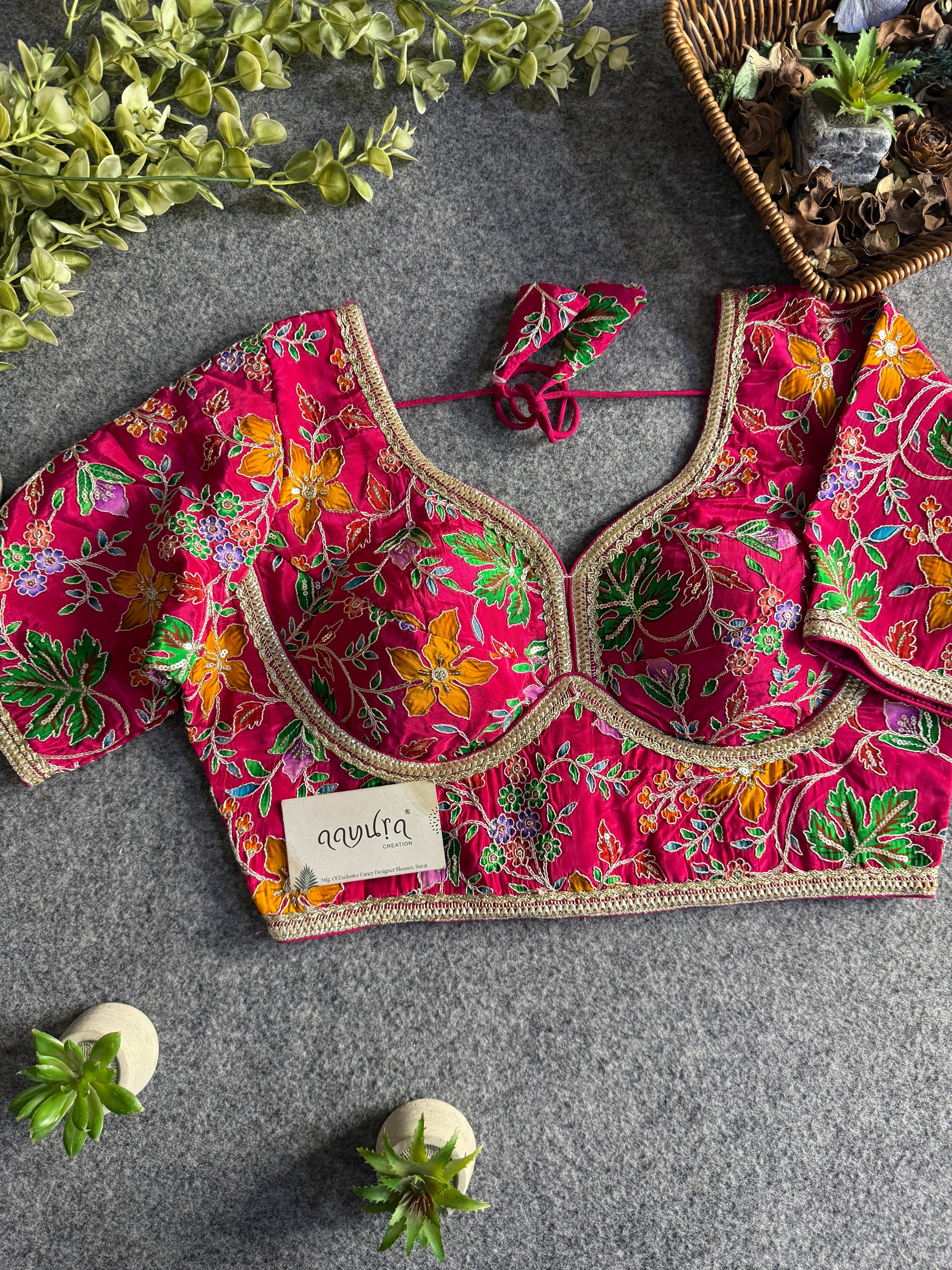 Heritage Sabyasachi Style Designer Blouse