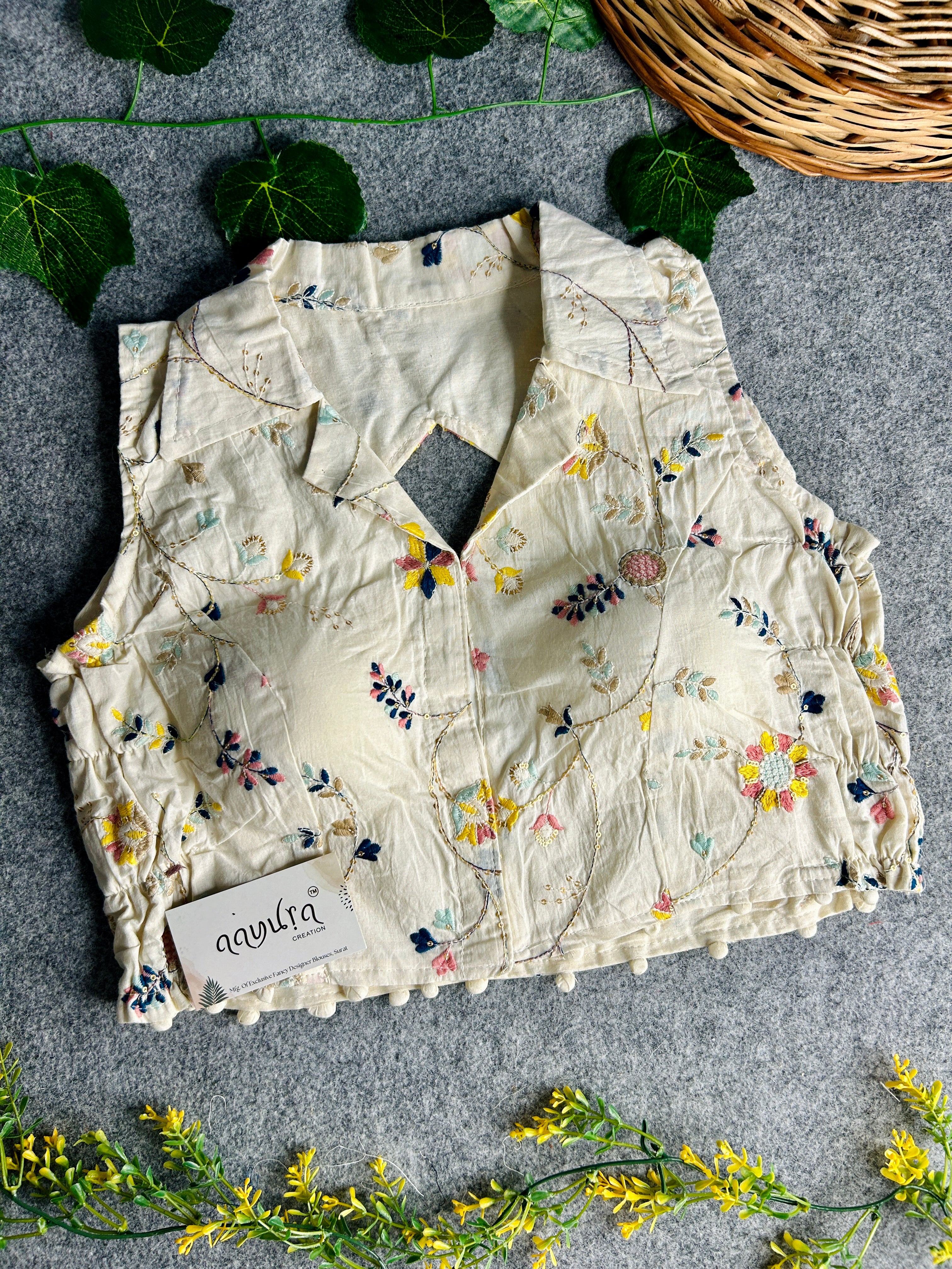 Khadi Stretchable Blouse