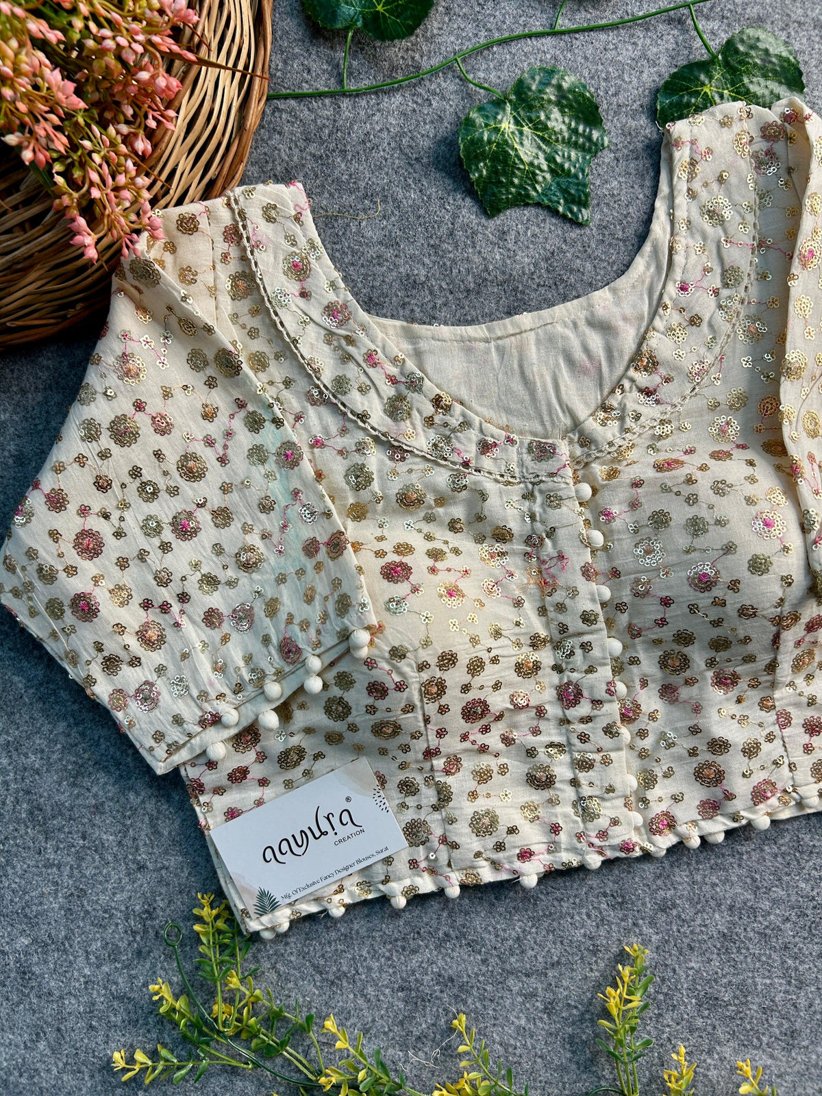 Cotton Collar Blouse