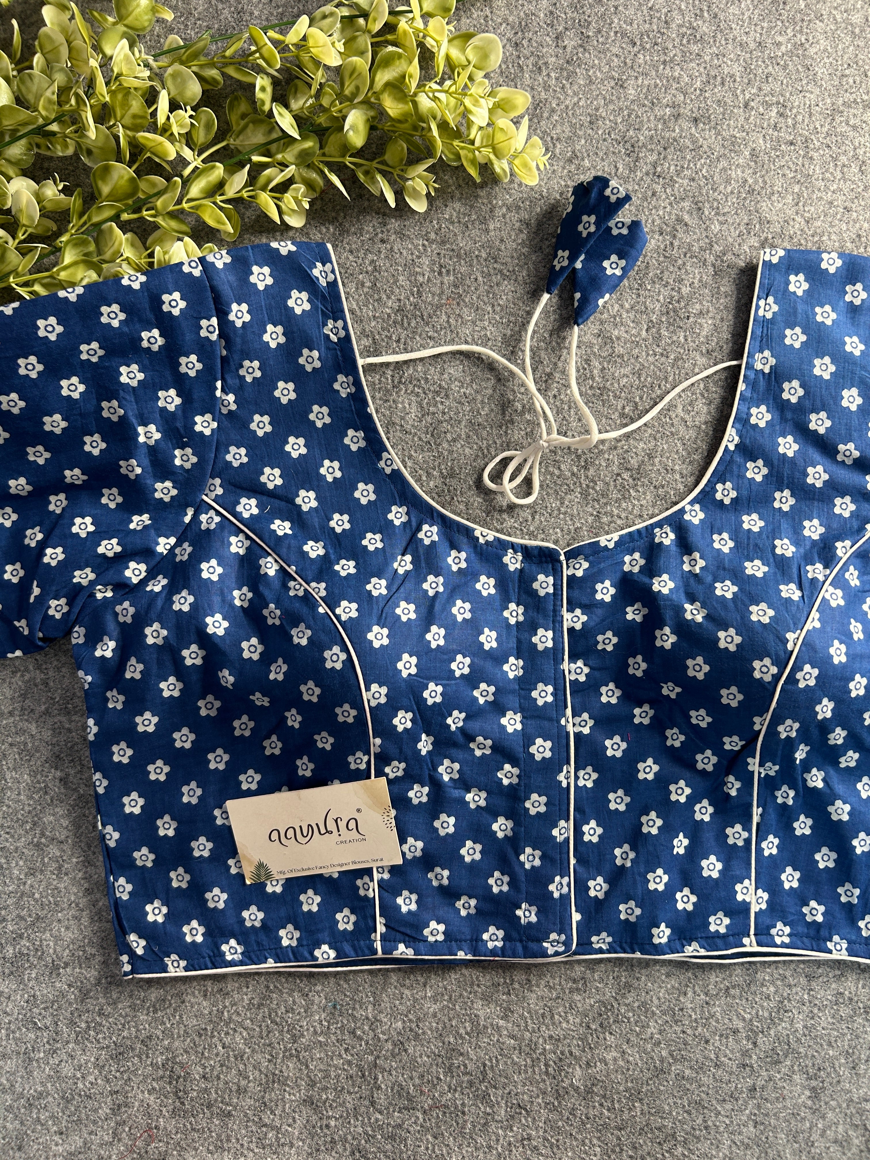 Plus Size Cotton Blouse