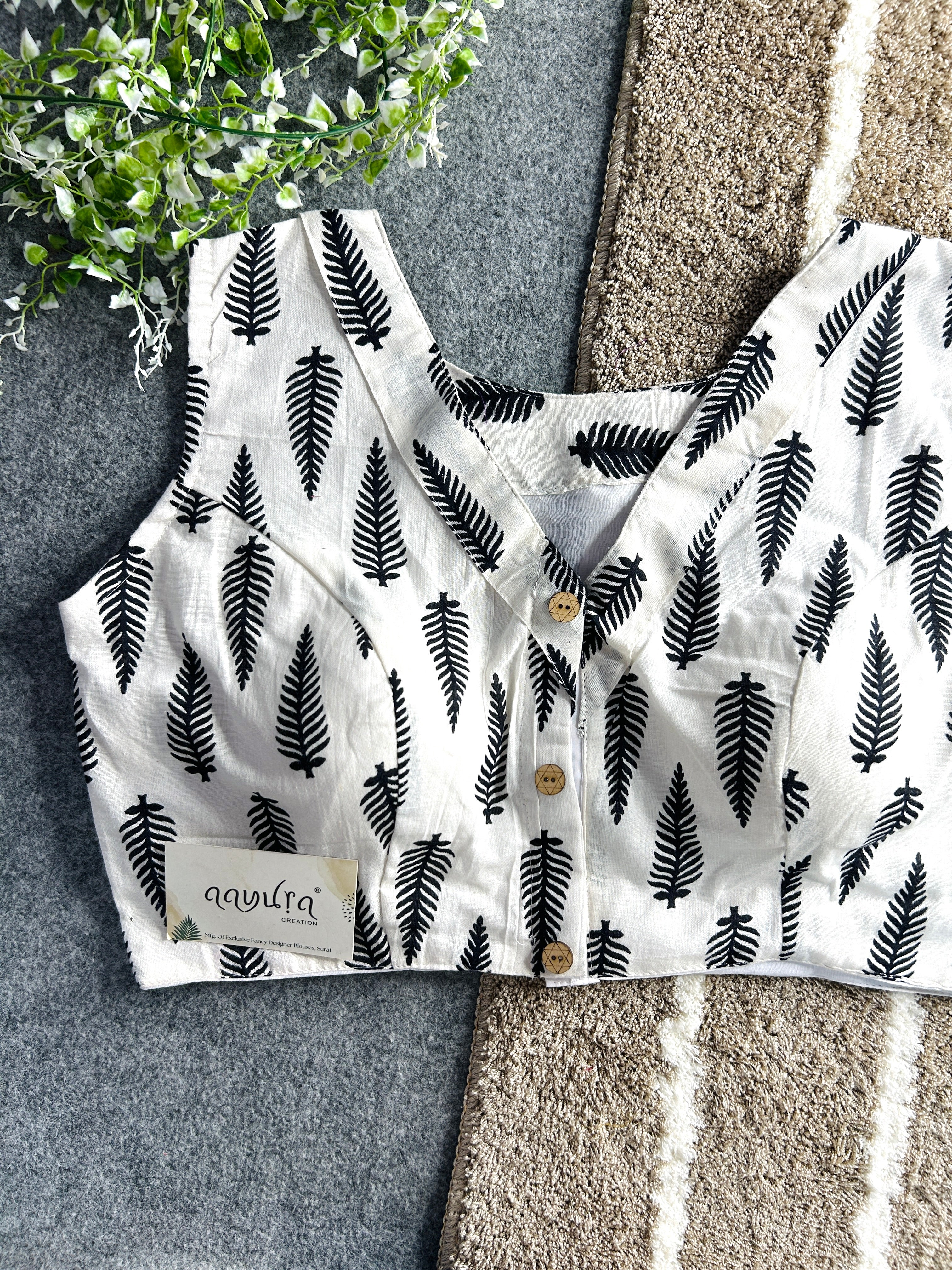 Cotton Coller Blouse