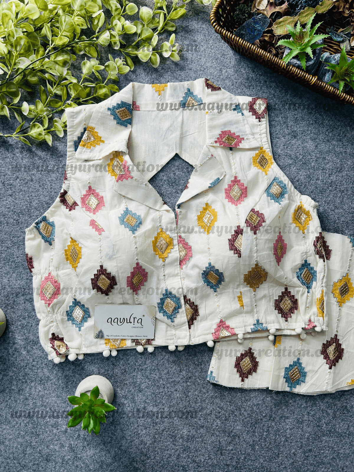 Cotton Stretchable Blouse