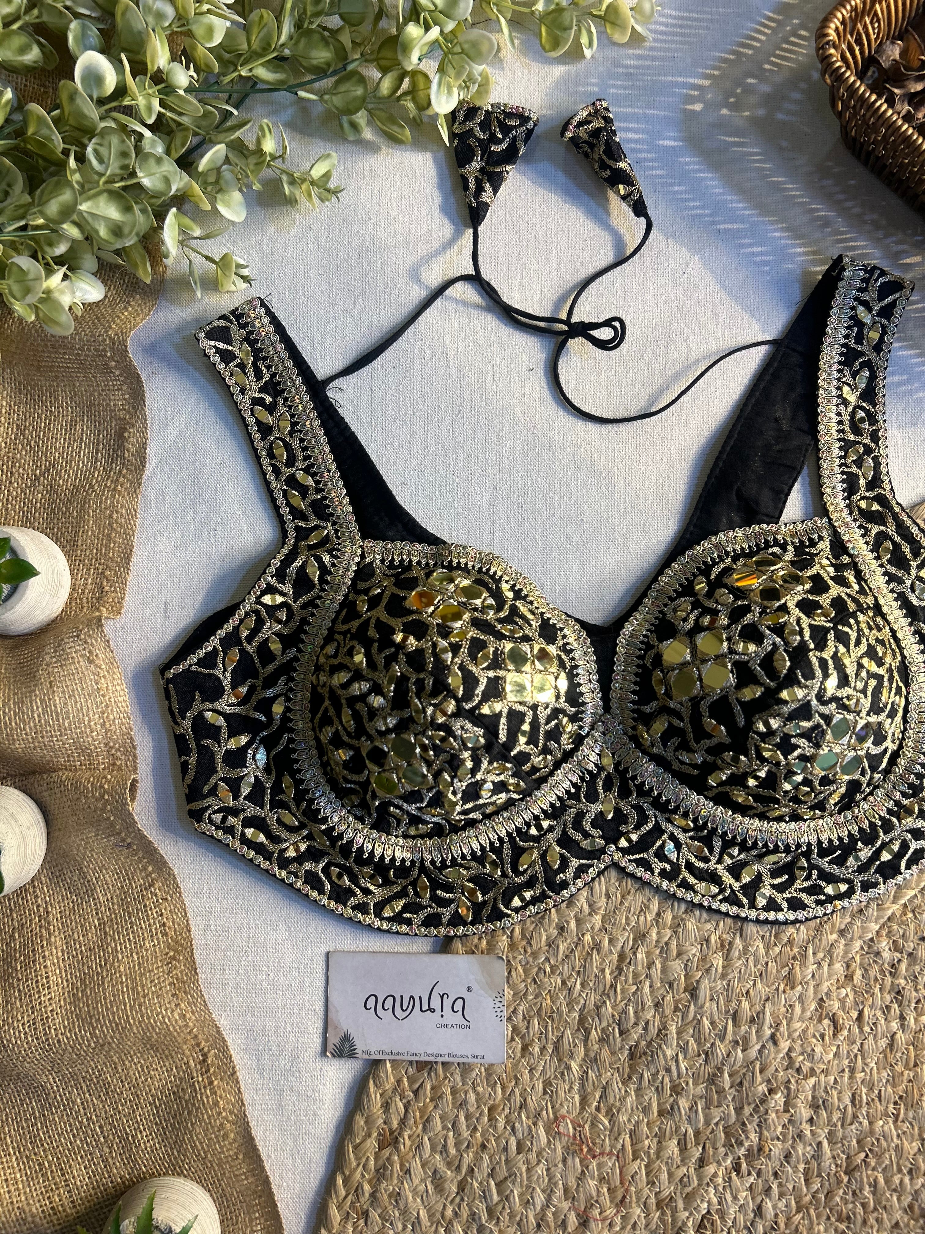 Gulnaar Mirror Designer Blouse
