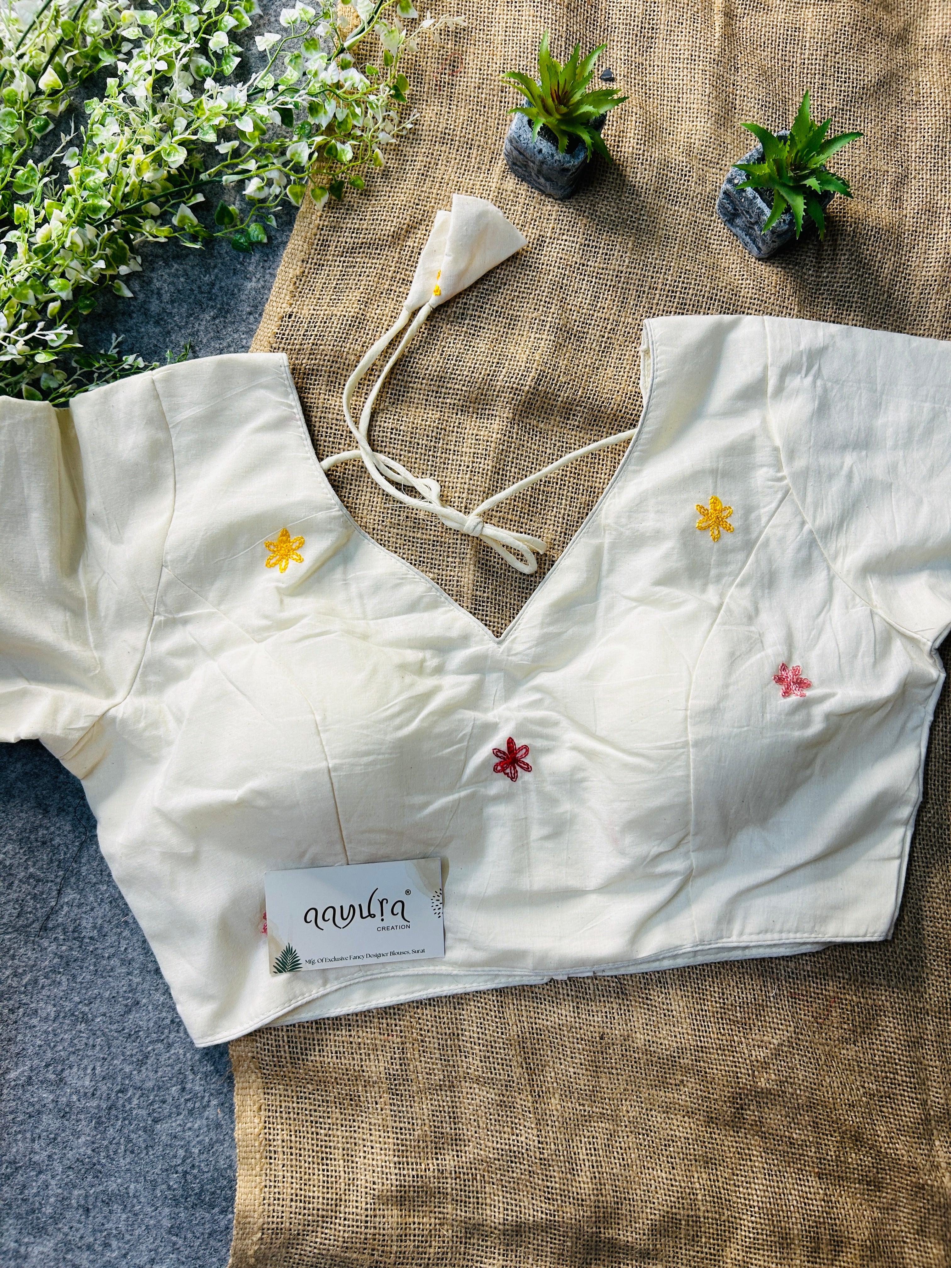 Embroidery Cotton Blouse