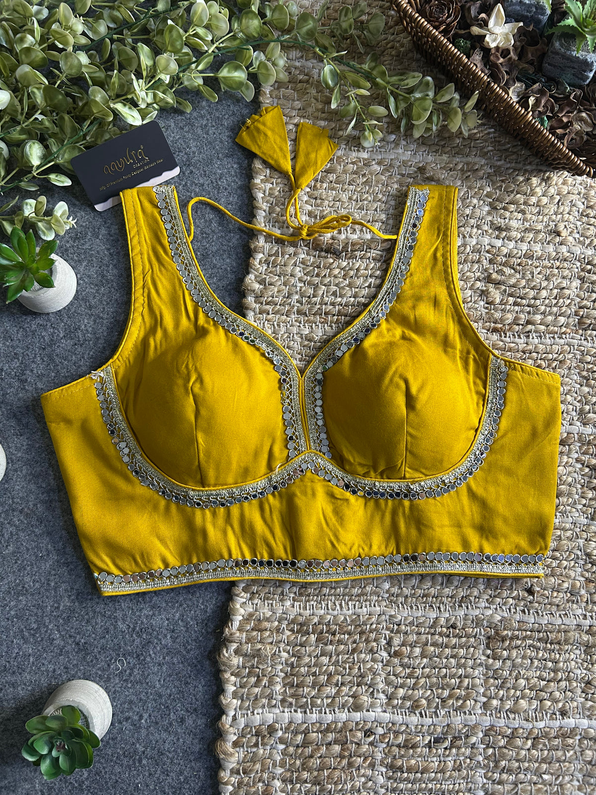 Aaradhya Mirror Border Blouse