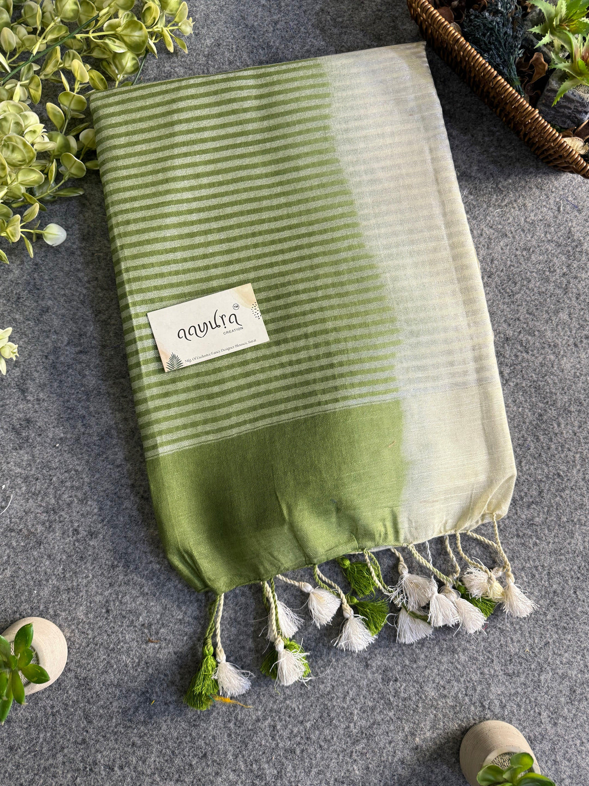 Linen Duo Saree
