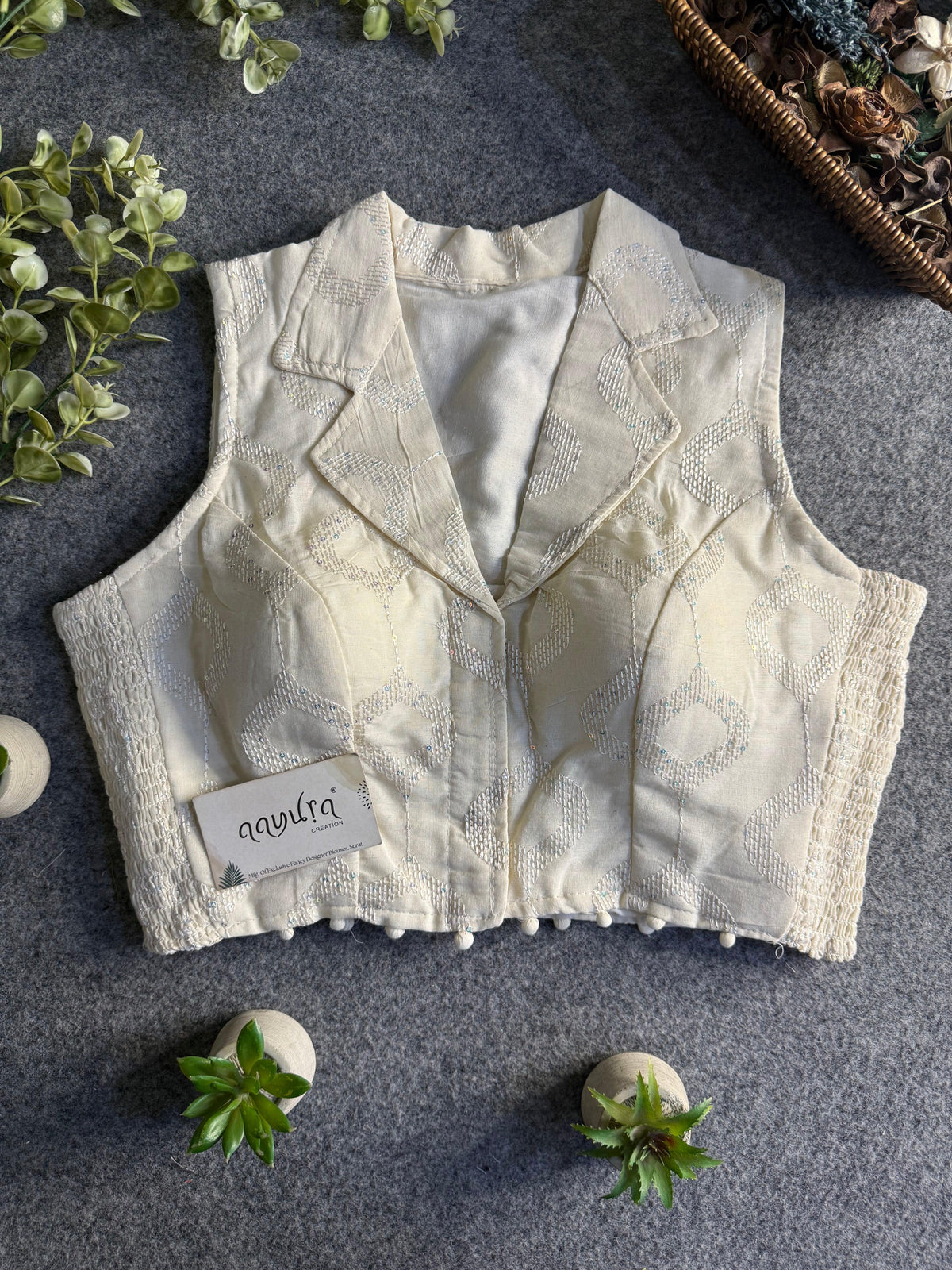FlexiFit Cotton Designer Blouse