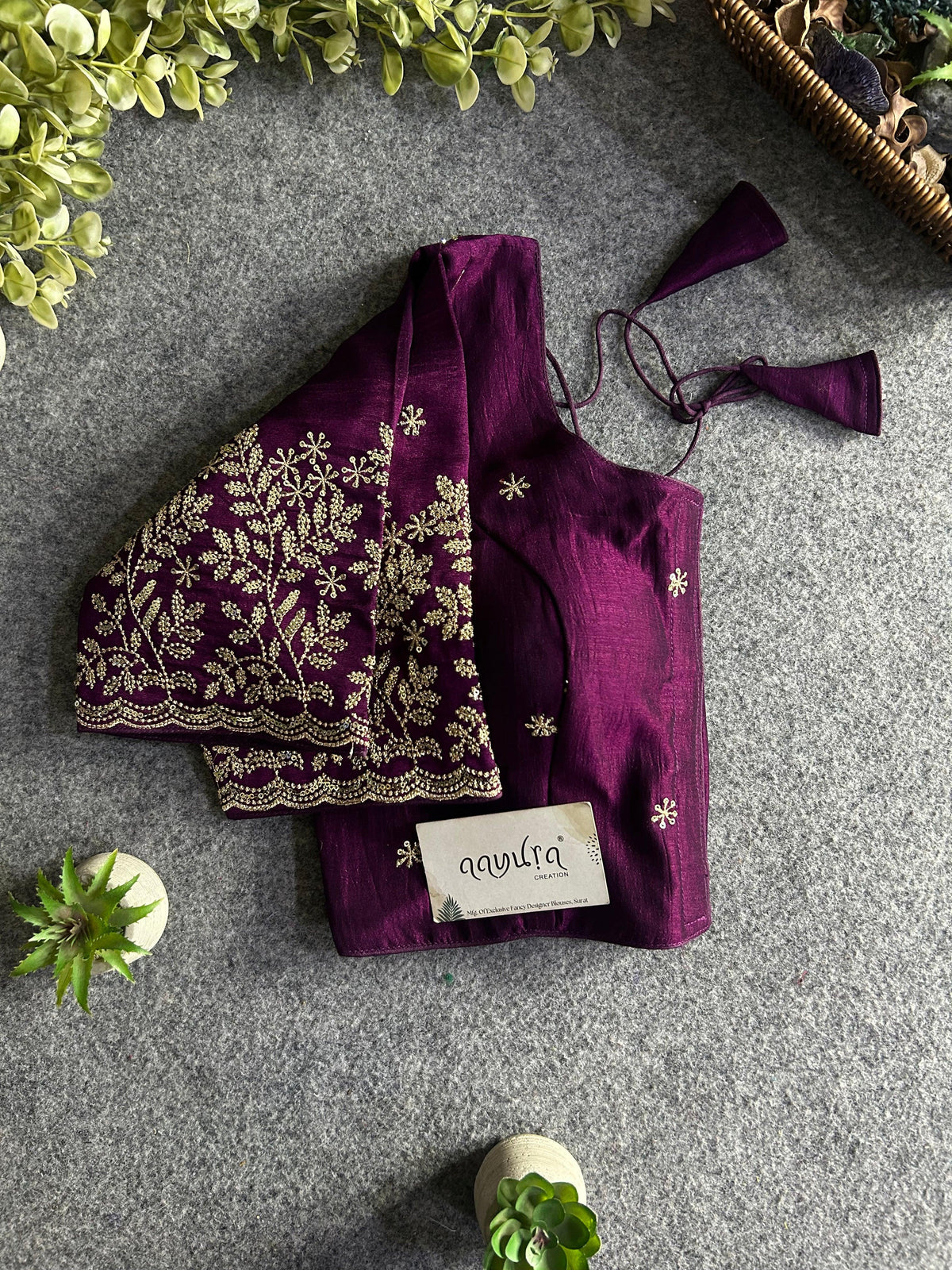 Rajsi Vichitra Zari Work Blouse