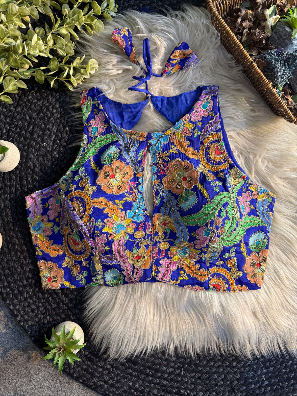 Zuhira Elegant Crape Blouse