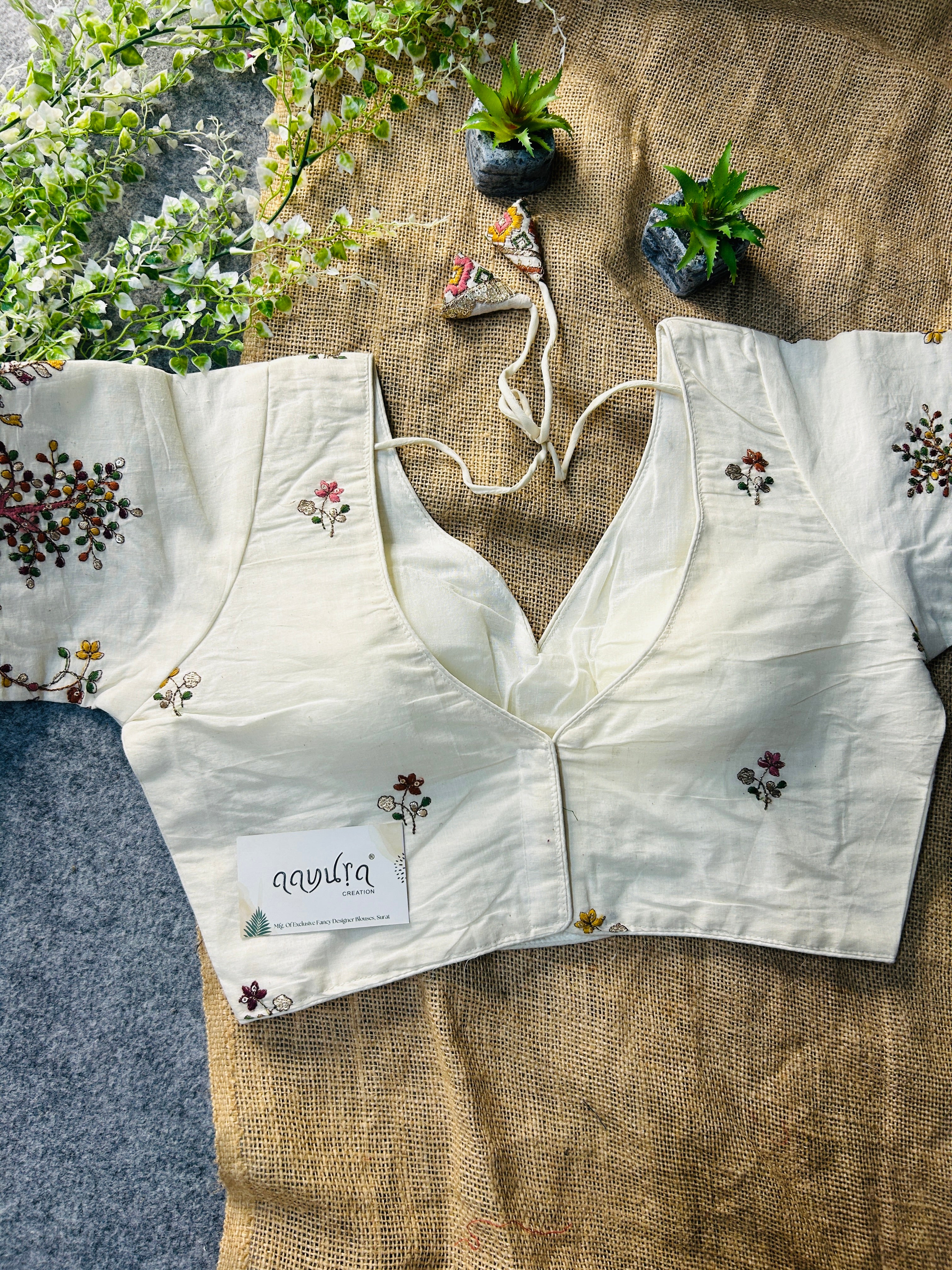 Embroidery Cotton Blouse