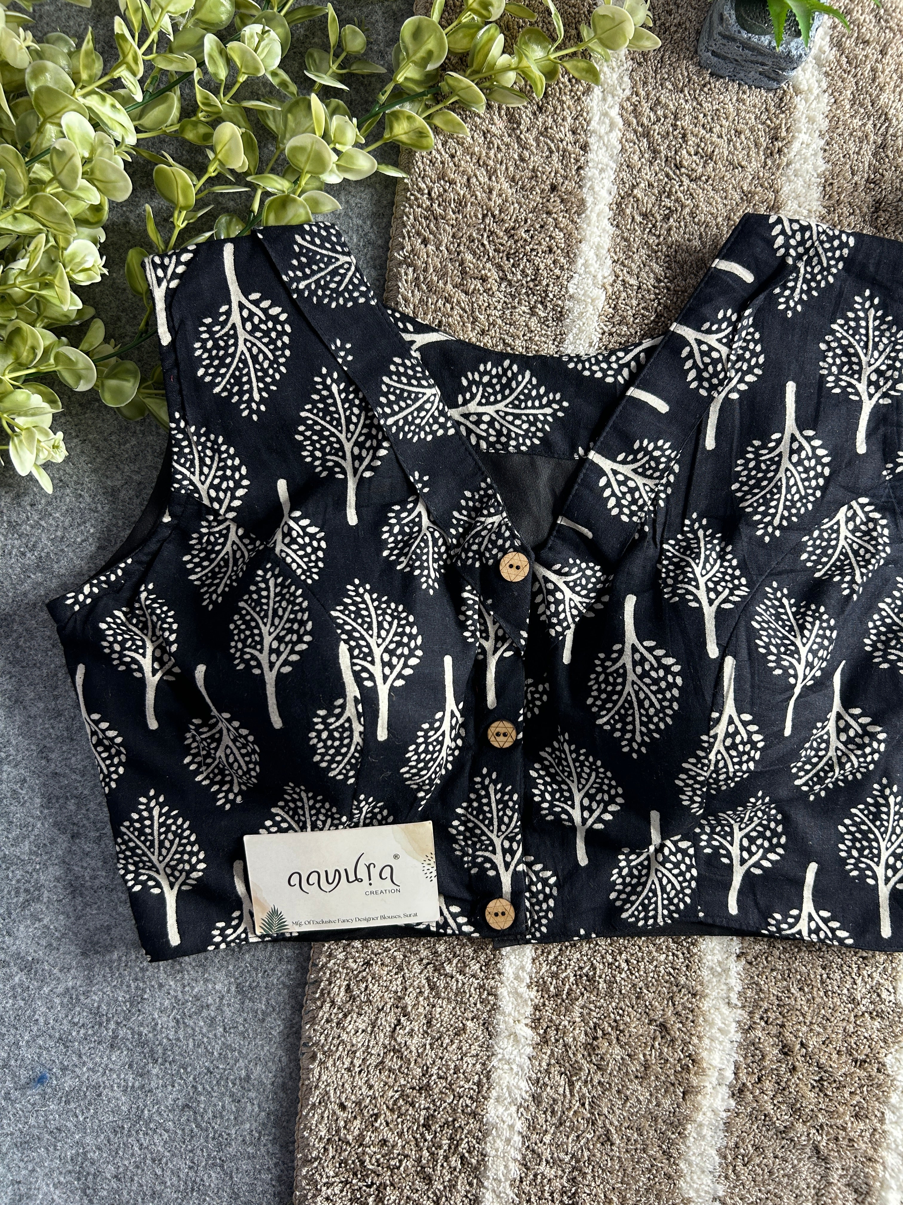 Cotton Coller Blouse