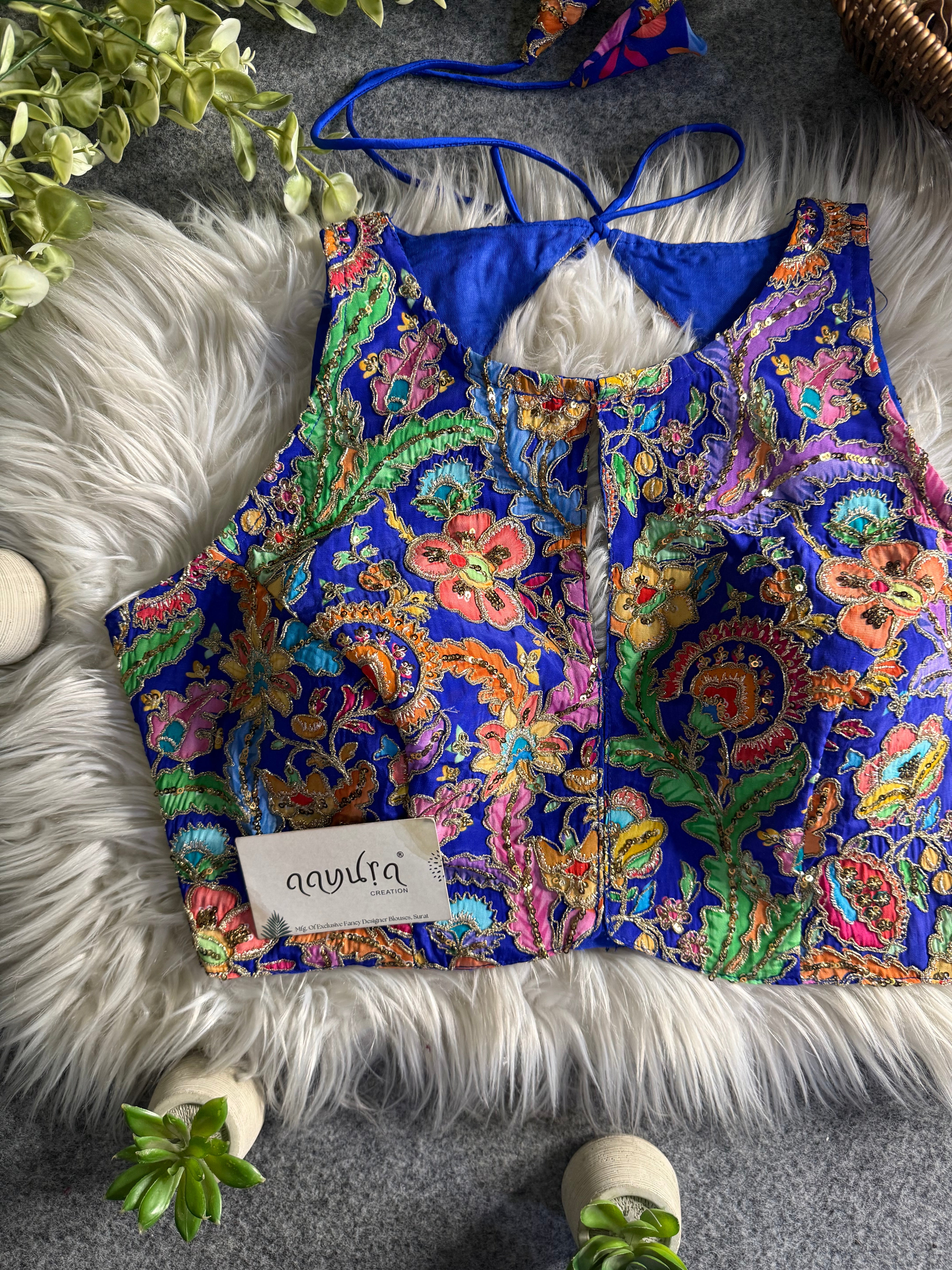 Zuhira Elegant Crape Blouse