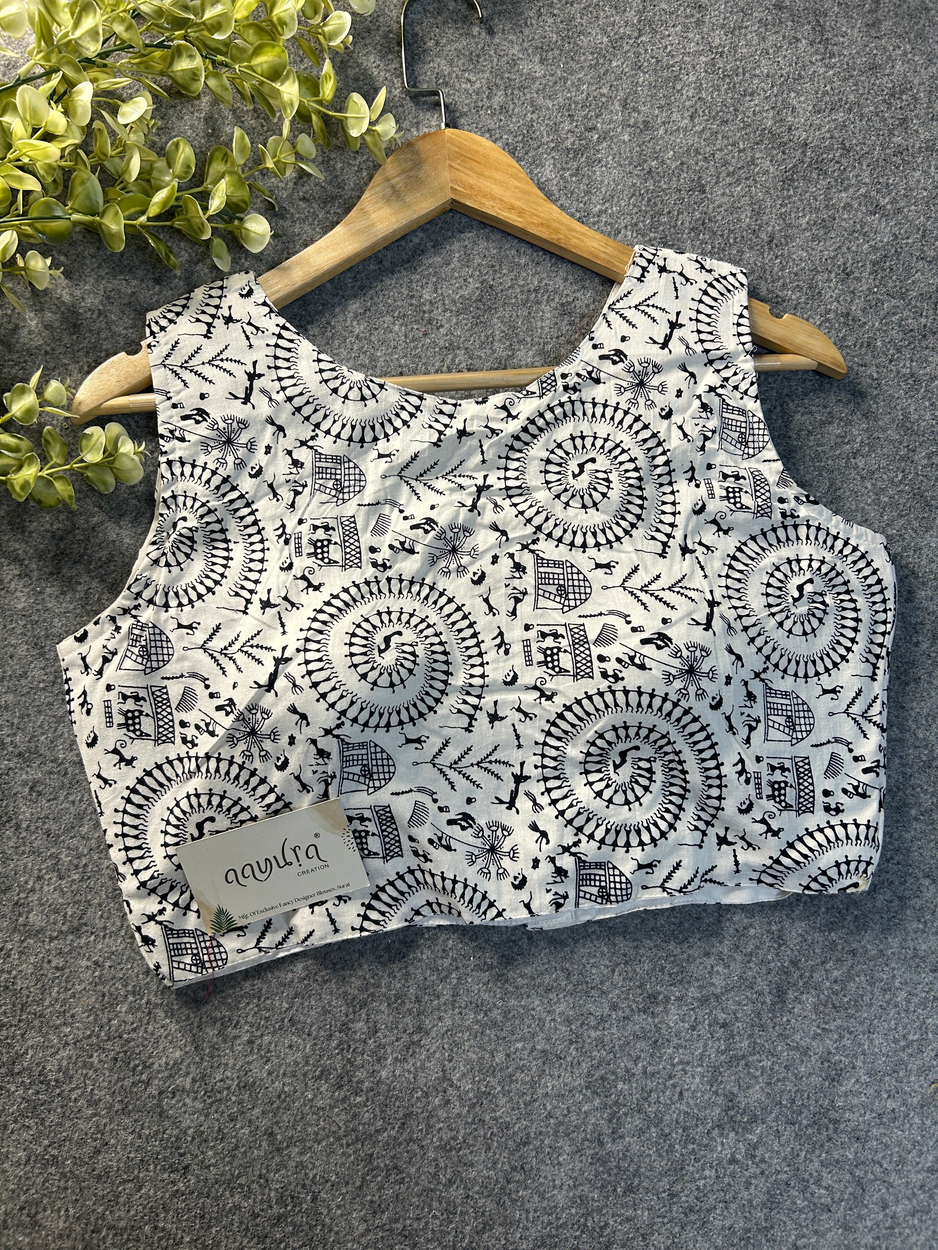 Cotton Coller Blouse