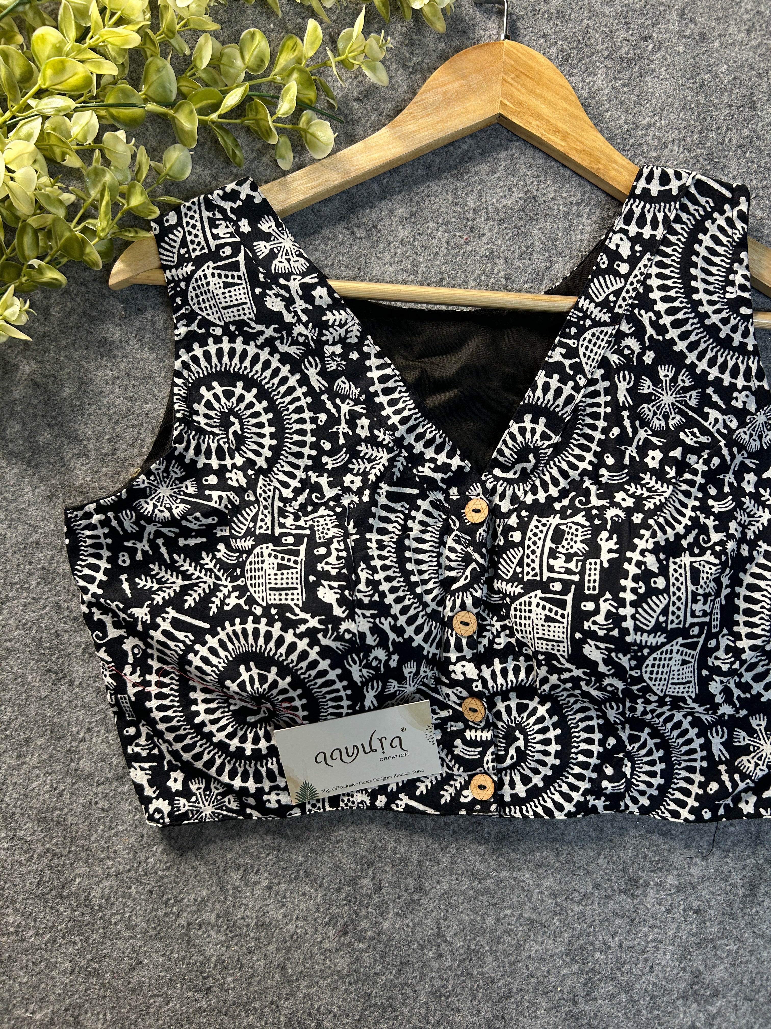 Cotton Coller Blouse