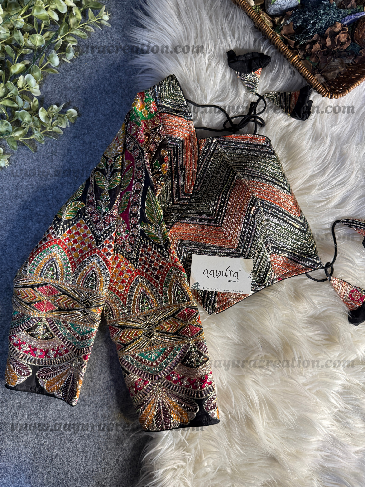 Majestic Crepe Bridal Blouse